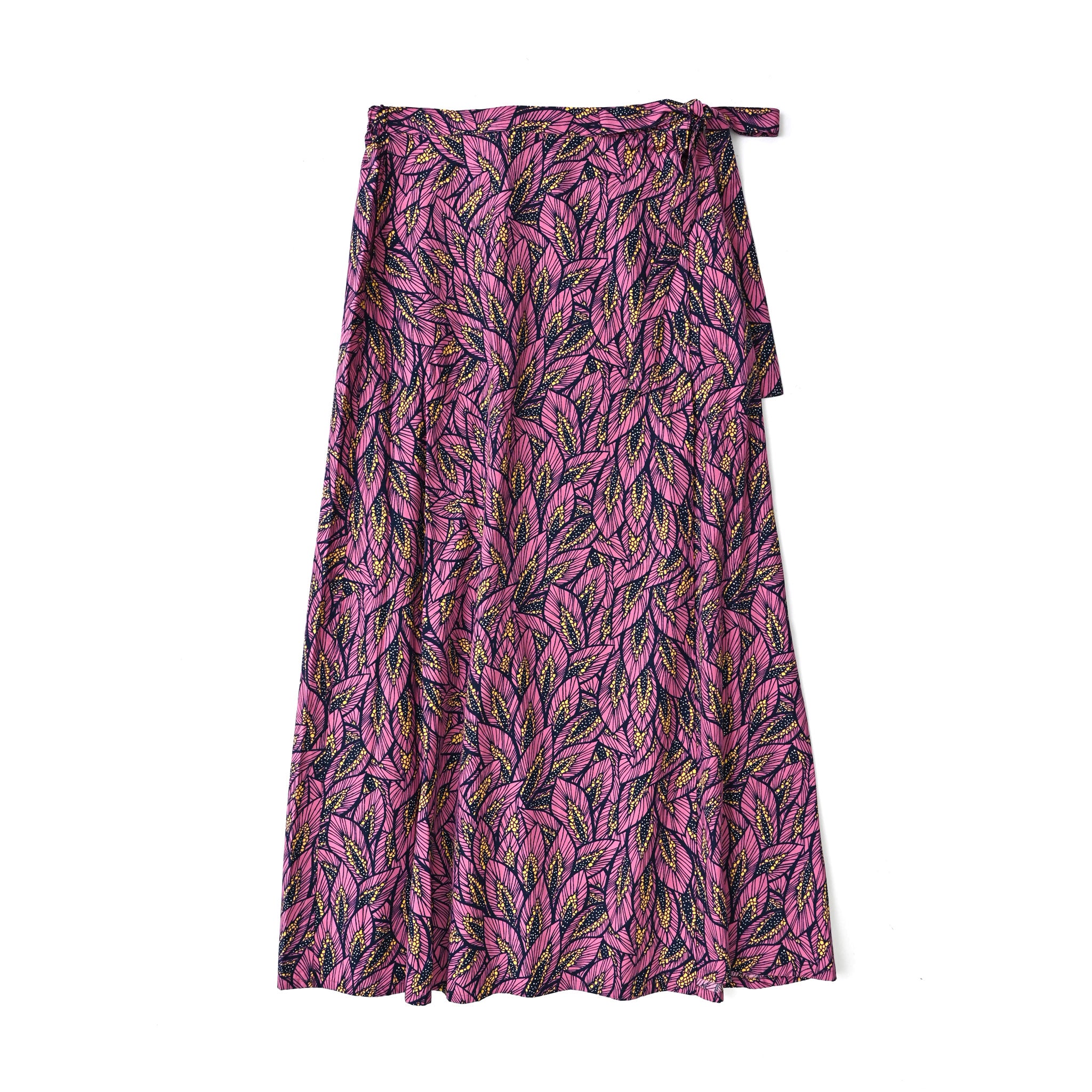 【LE GLAZIK/ル グラジック】バティックラップスカート F0056