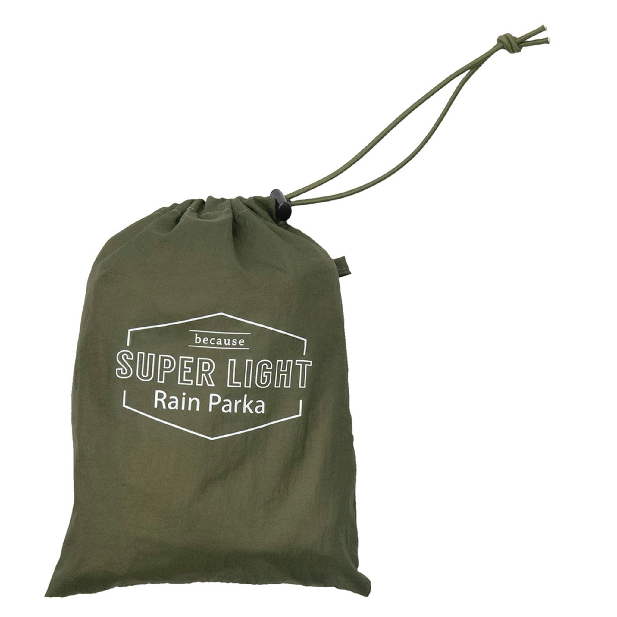 【because/ビコーズ】SUPERLIGHT レインパーカ