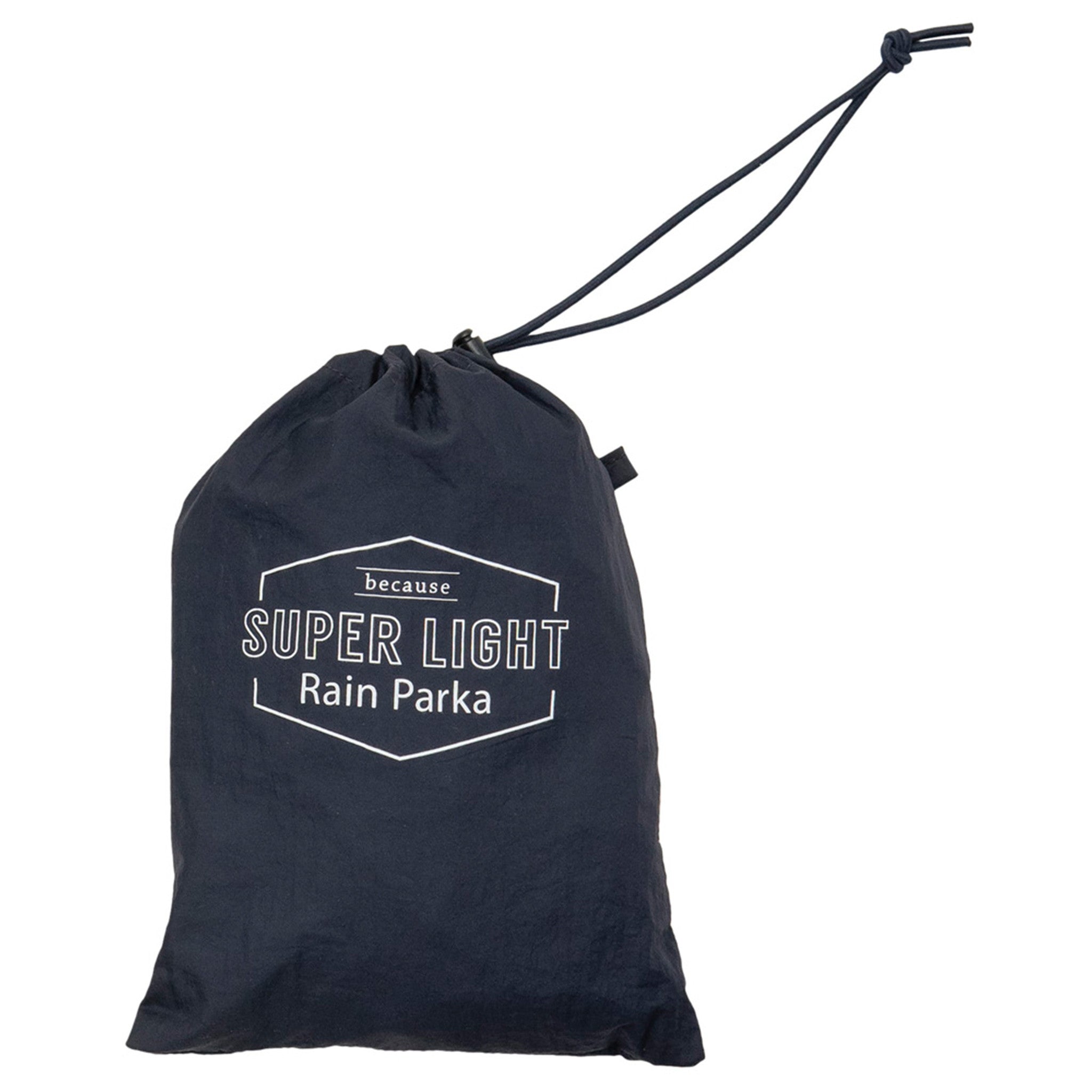 【because/ビコーズ】SUPERLIGHT レインパーカ