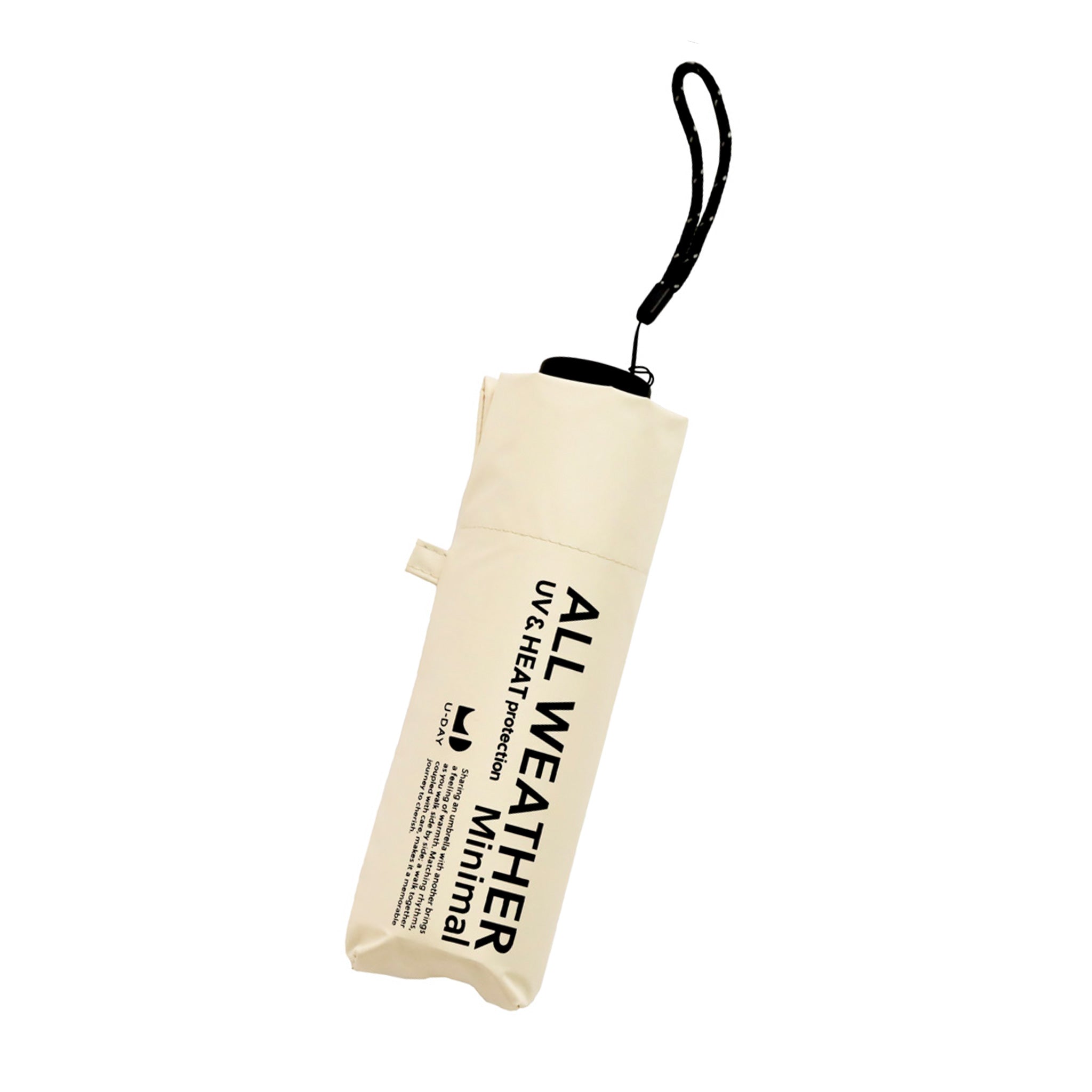 【because/ビコーズ】ALL Weather Minimal 折りたたみ傘 晴雨兼用