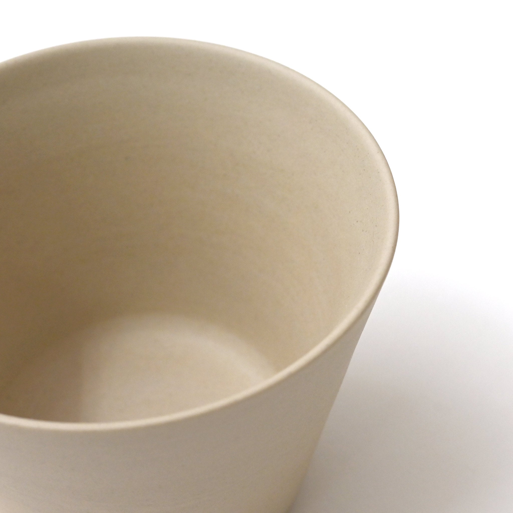 【南景製陶園】碗 円錐 白練