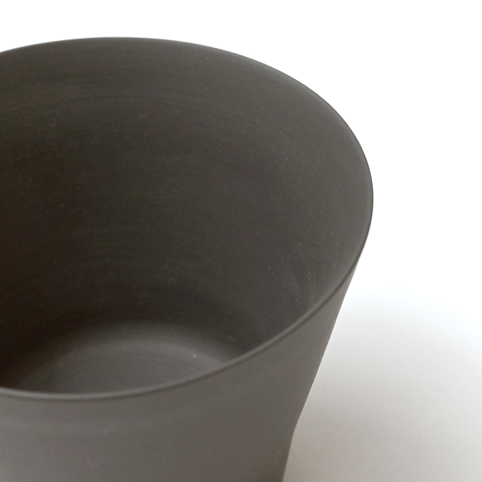 【南景製陶園】碗 円錐 黒練