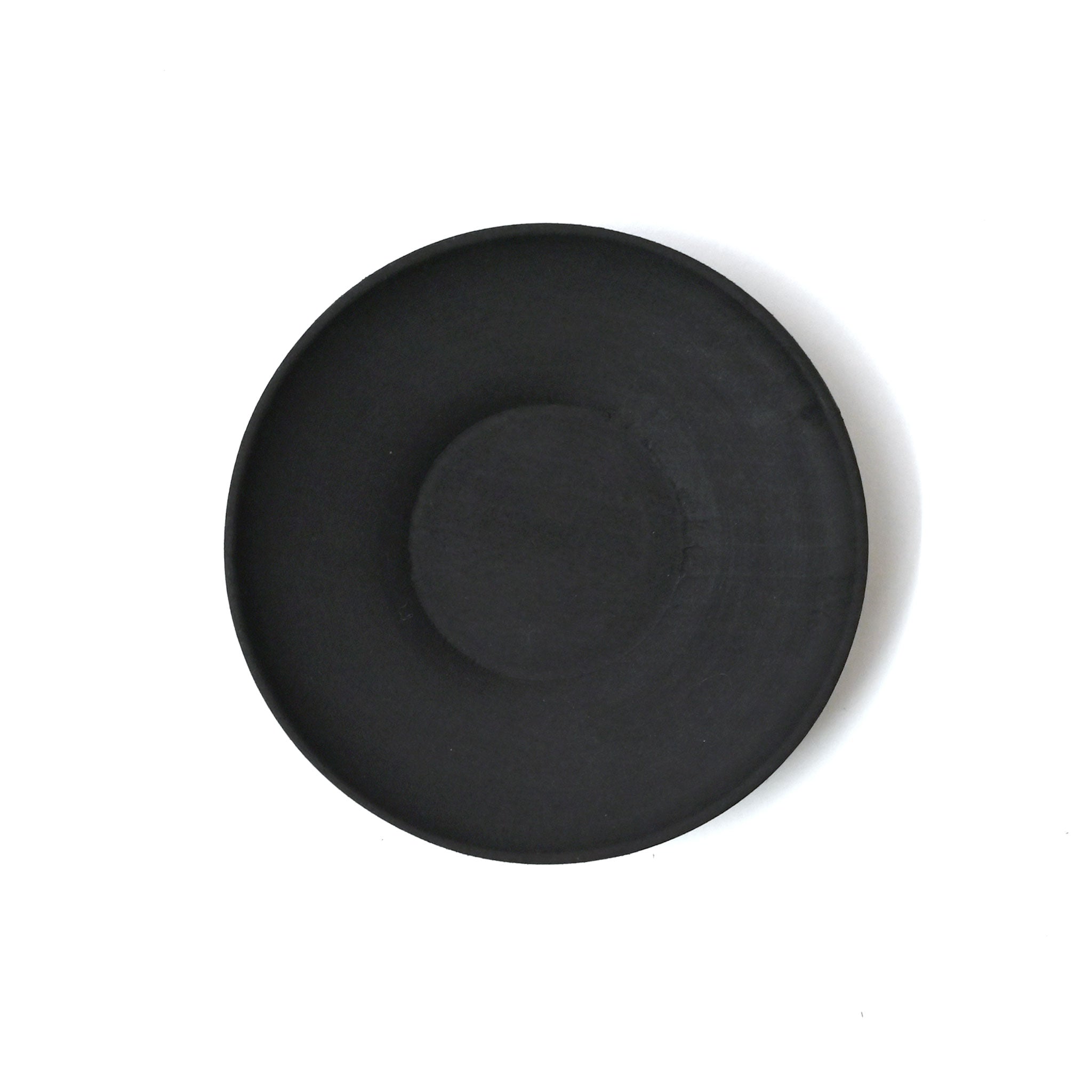 【南景製陶園】茶托 墨黒