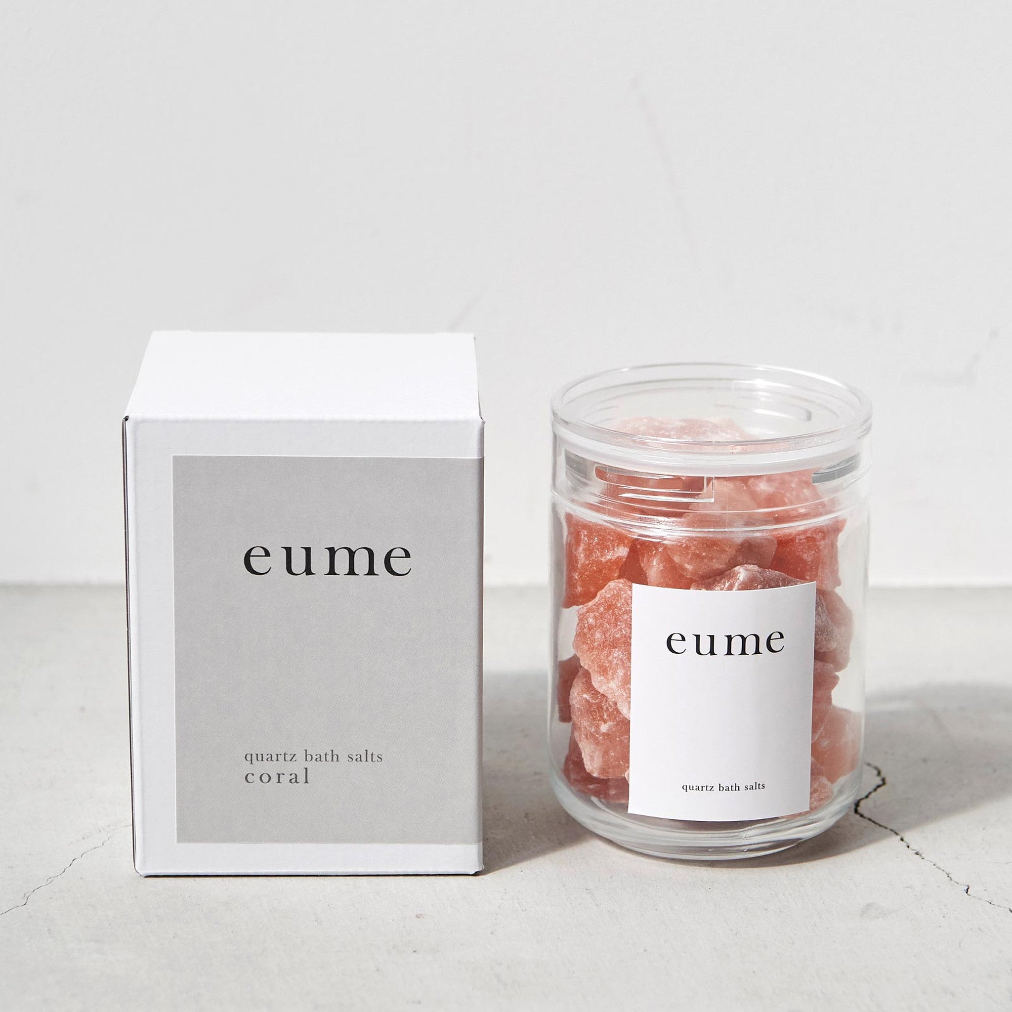 【eume/イウミー】クォーツバスソルト コーラル 420g