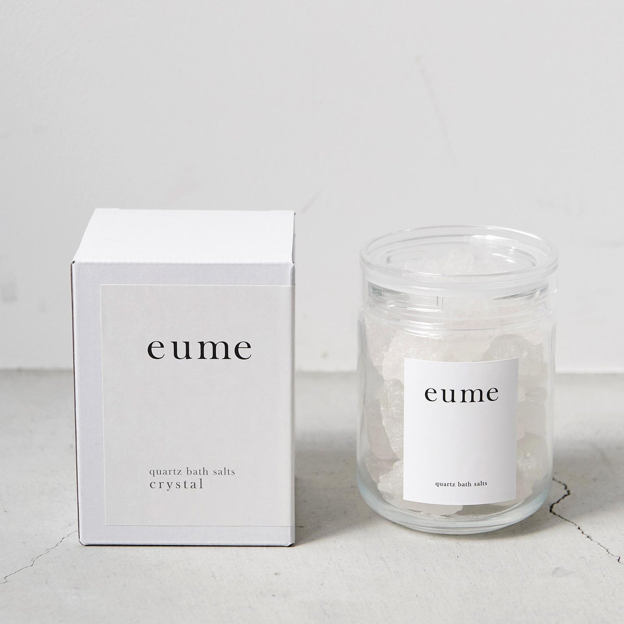 【eume/イウミー】クォーツバスソルト クリスタル 420g
