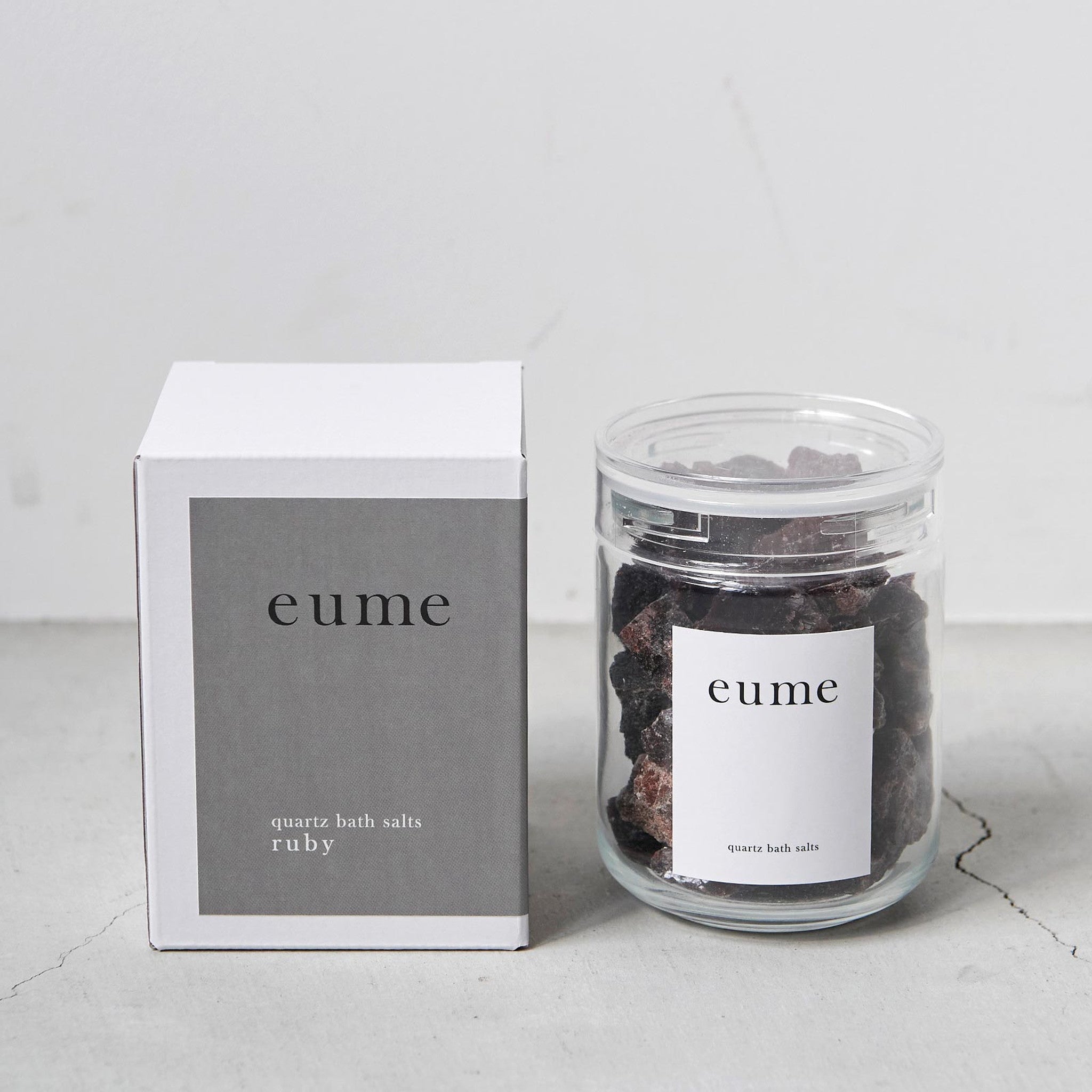 【eume/イウミー】クォーツバスソルト ルビー 420g