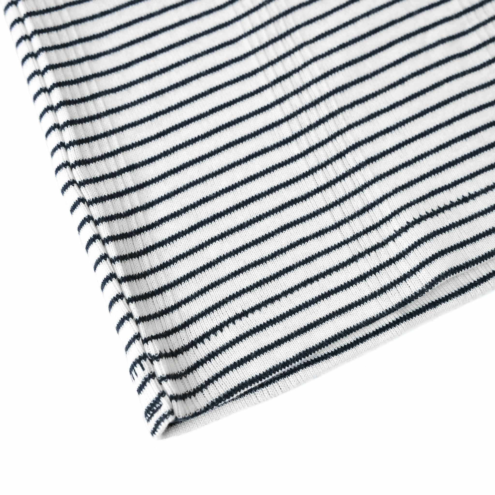 【Robert P.Miller】パネルリブ5分袖Tシャツ