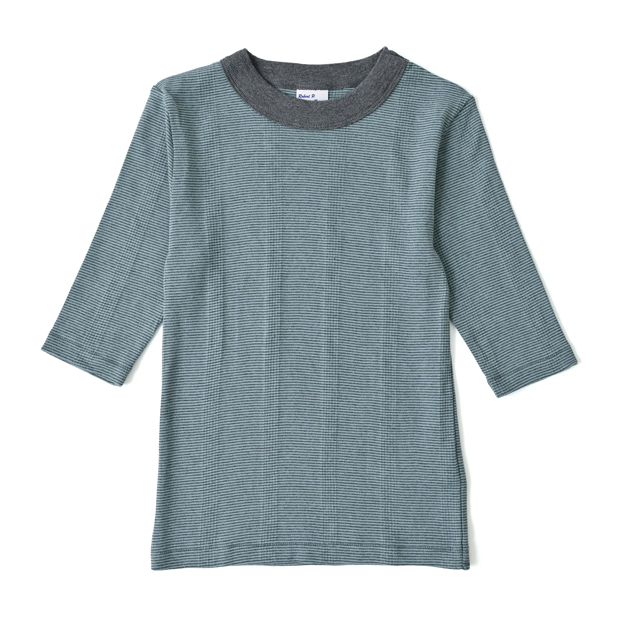 【Robert P.Miller】パネルリブ5分袖Tシャツ