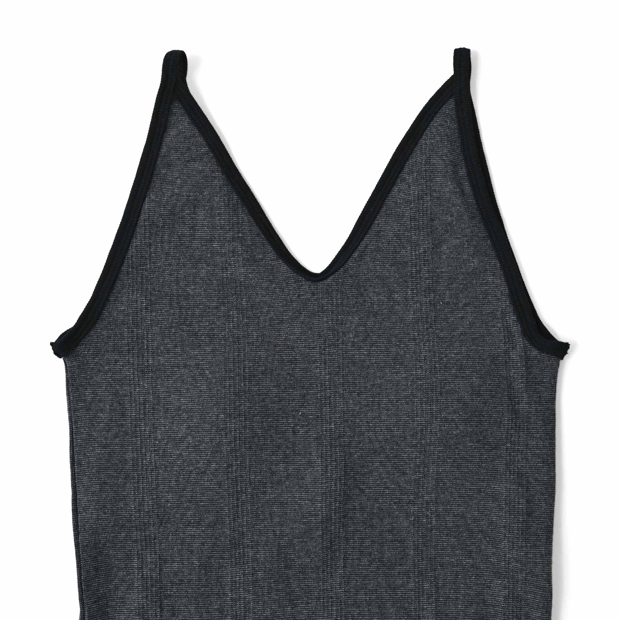 【Robert P.Miller】パネルリブキャミタンクトップ