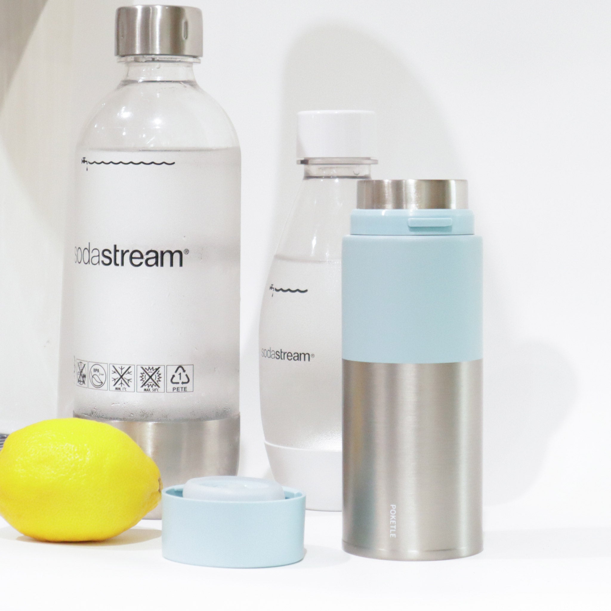 炭酸対応ステンレスボトル POKETLE soda 350