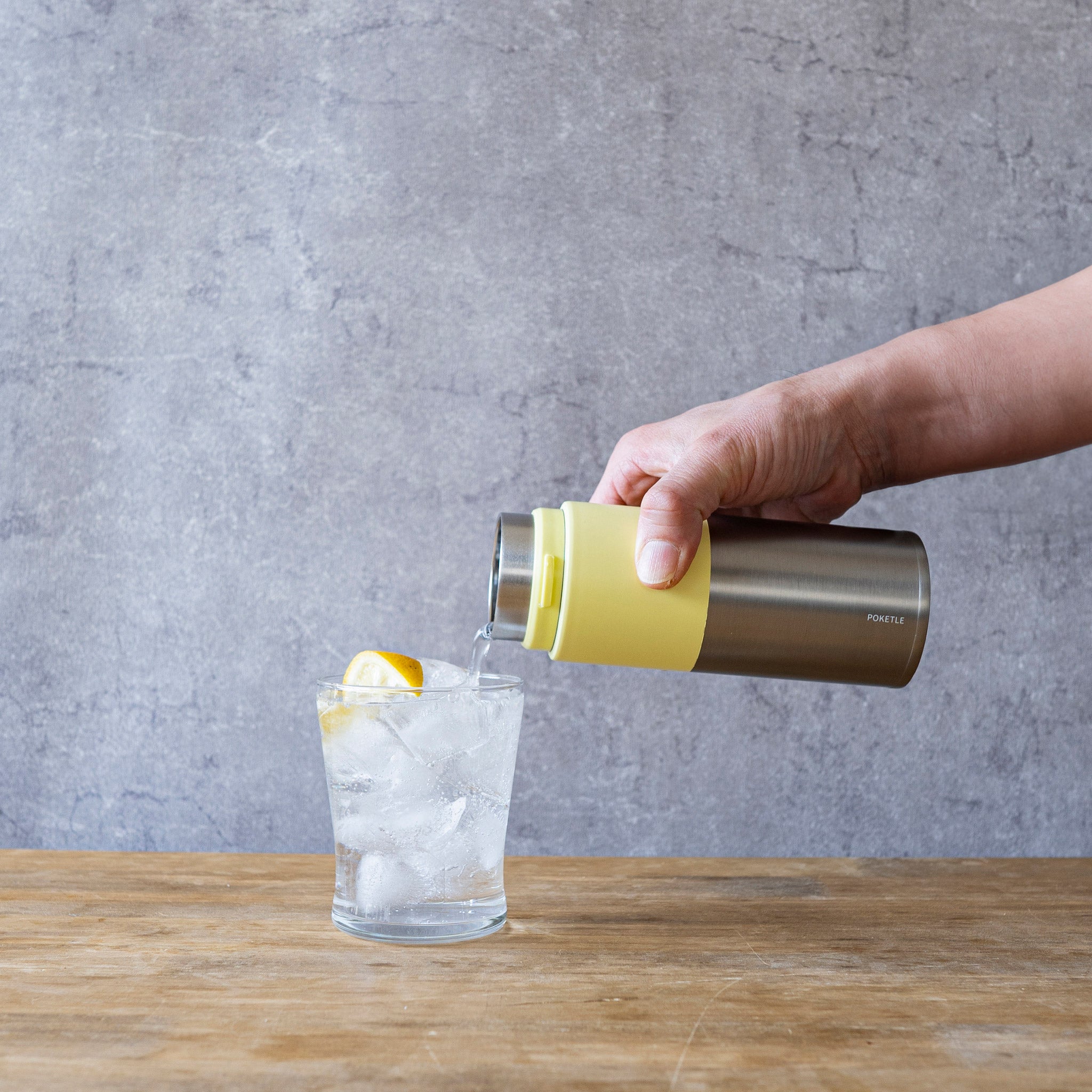 炭酸対応ステンレスボトル POKETLE soda 350