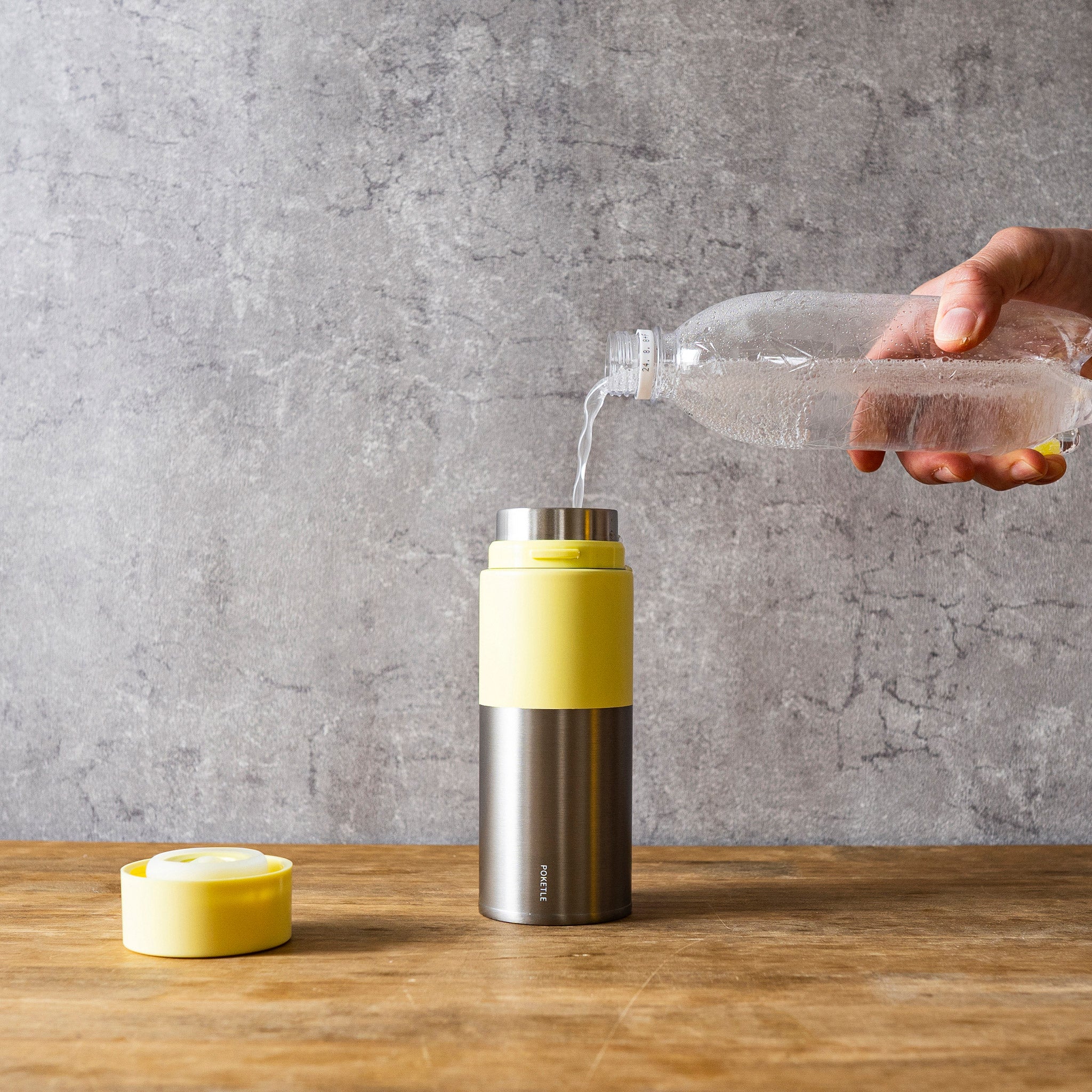 炭酸対応ステンレスボトル POKETLE soda 350