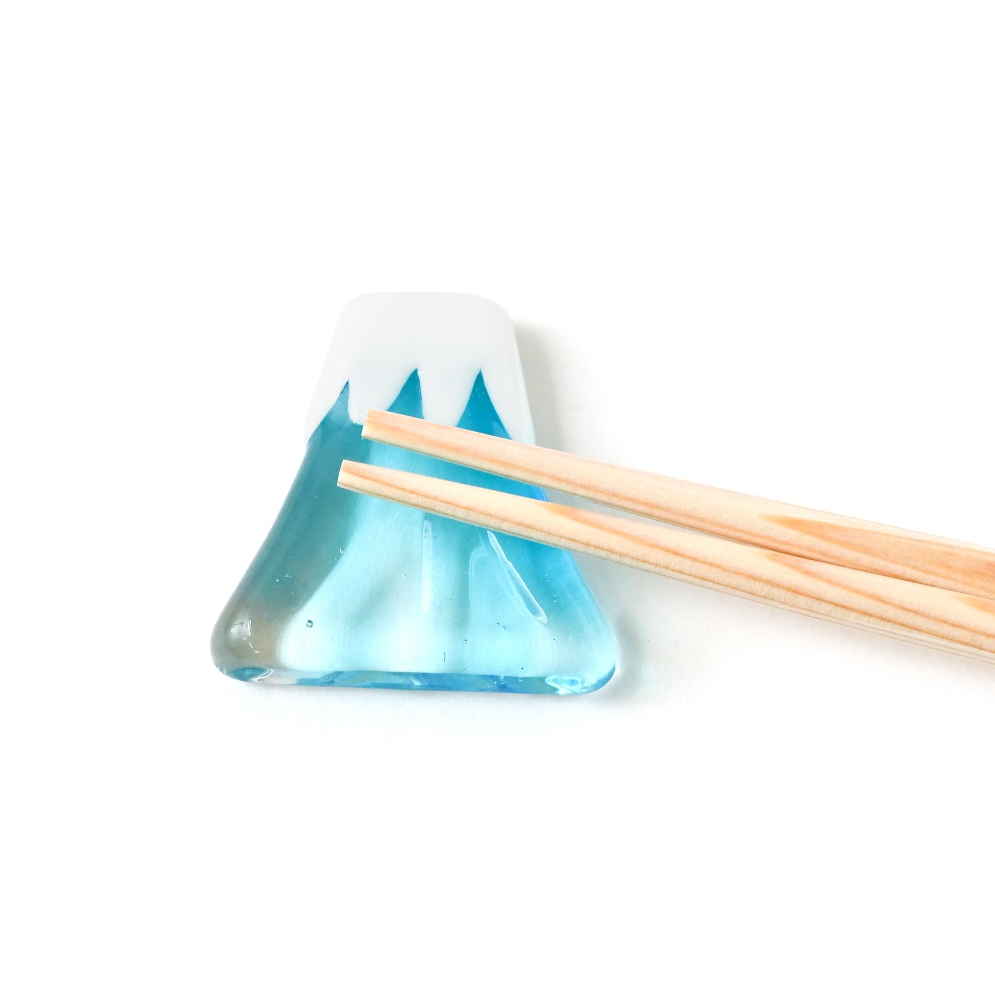 ガラス箸置き 富士山