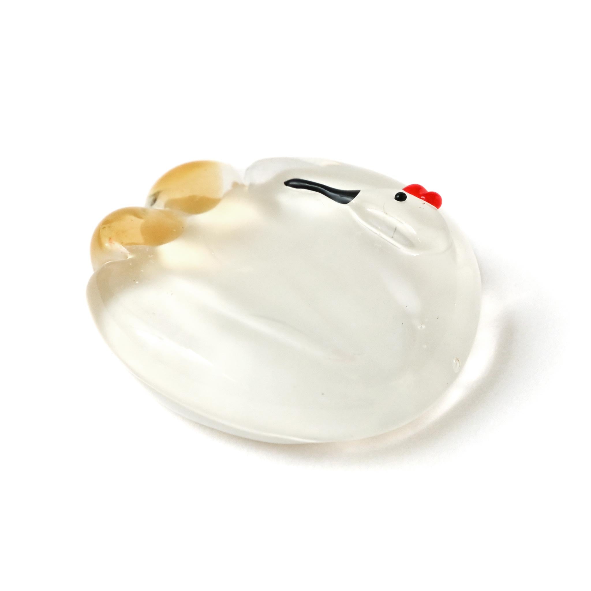 ガラス箸置き 鶴