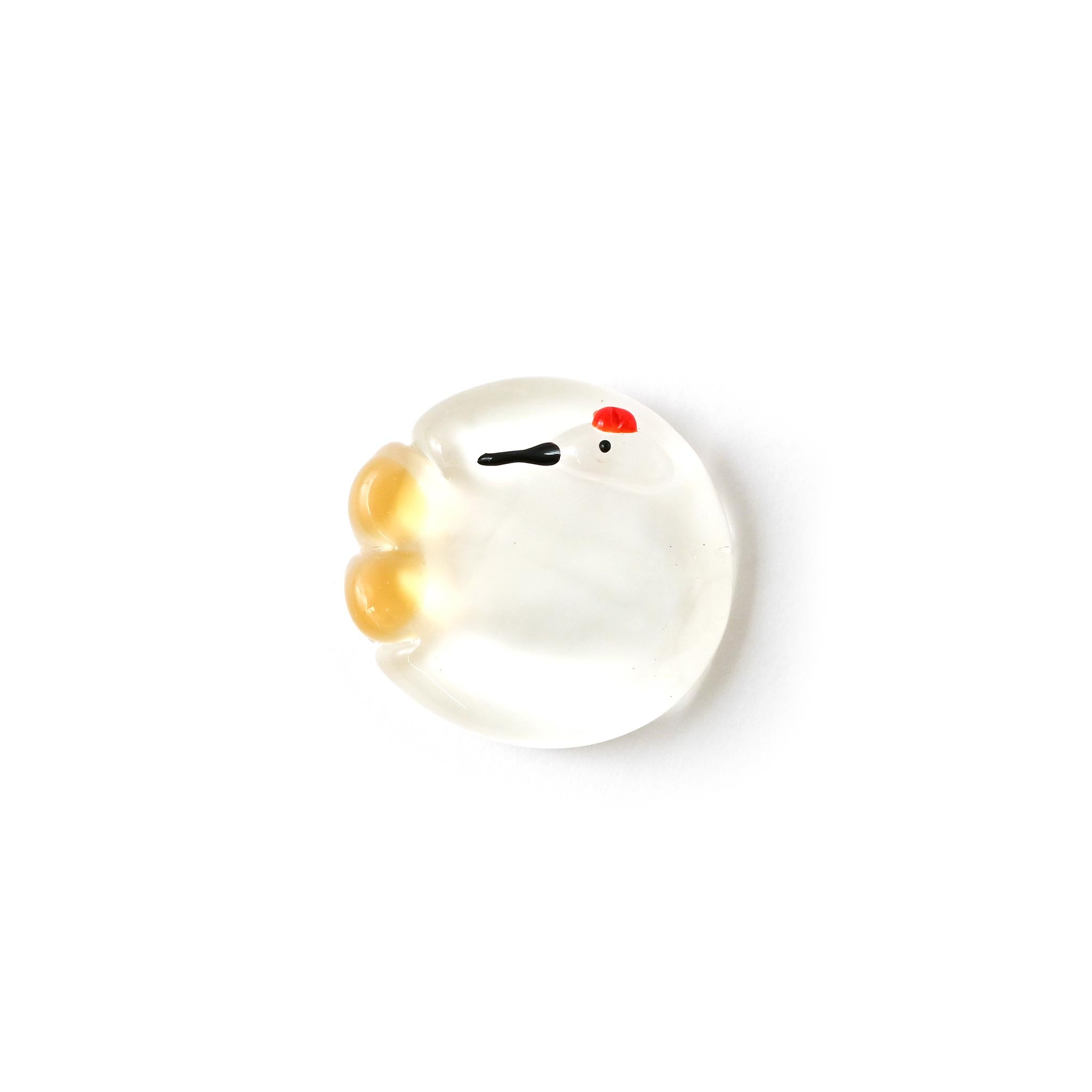 ガラス箸置き 鶴