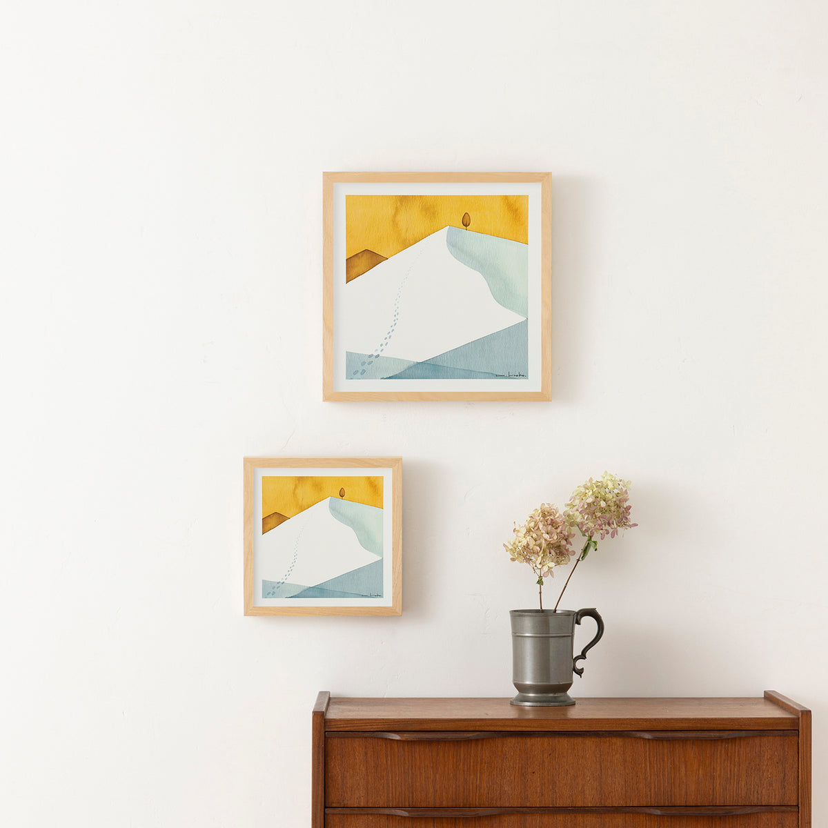 アートポスター あの木のところまで 20×20cm