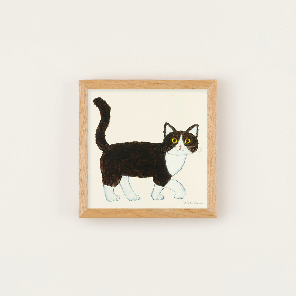 アートポスター ハチワレ 20×20cm