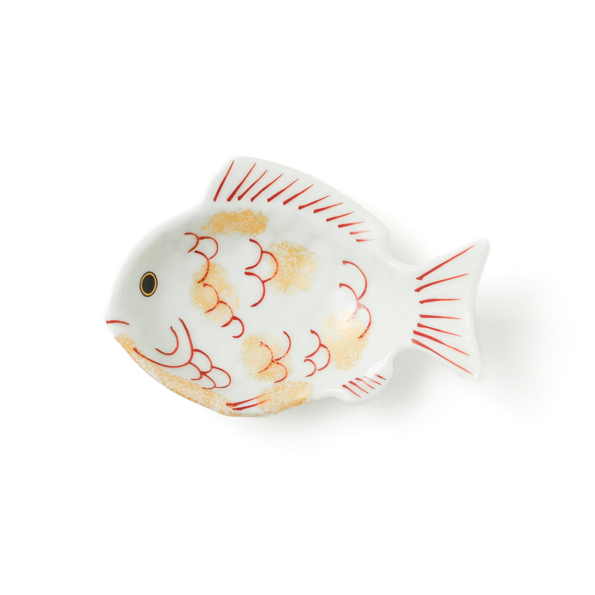 【幸楽窯】金彩鯛小付け