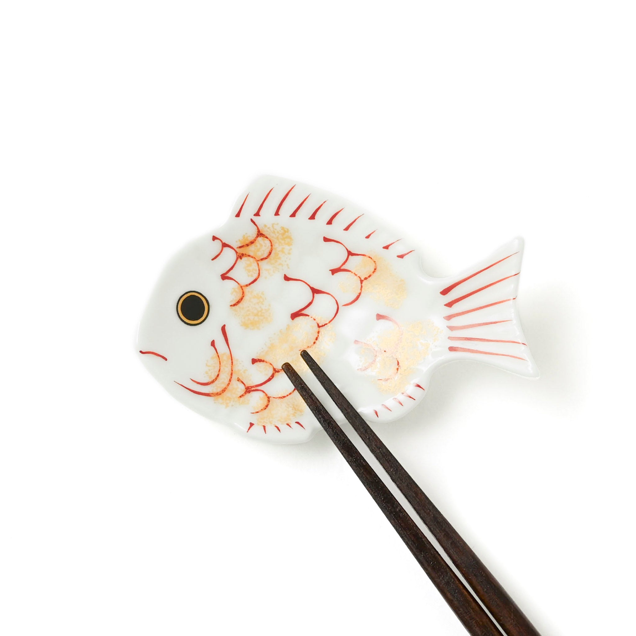 【幸楽窯】金彩鯛箸置き