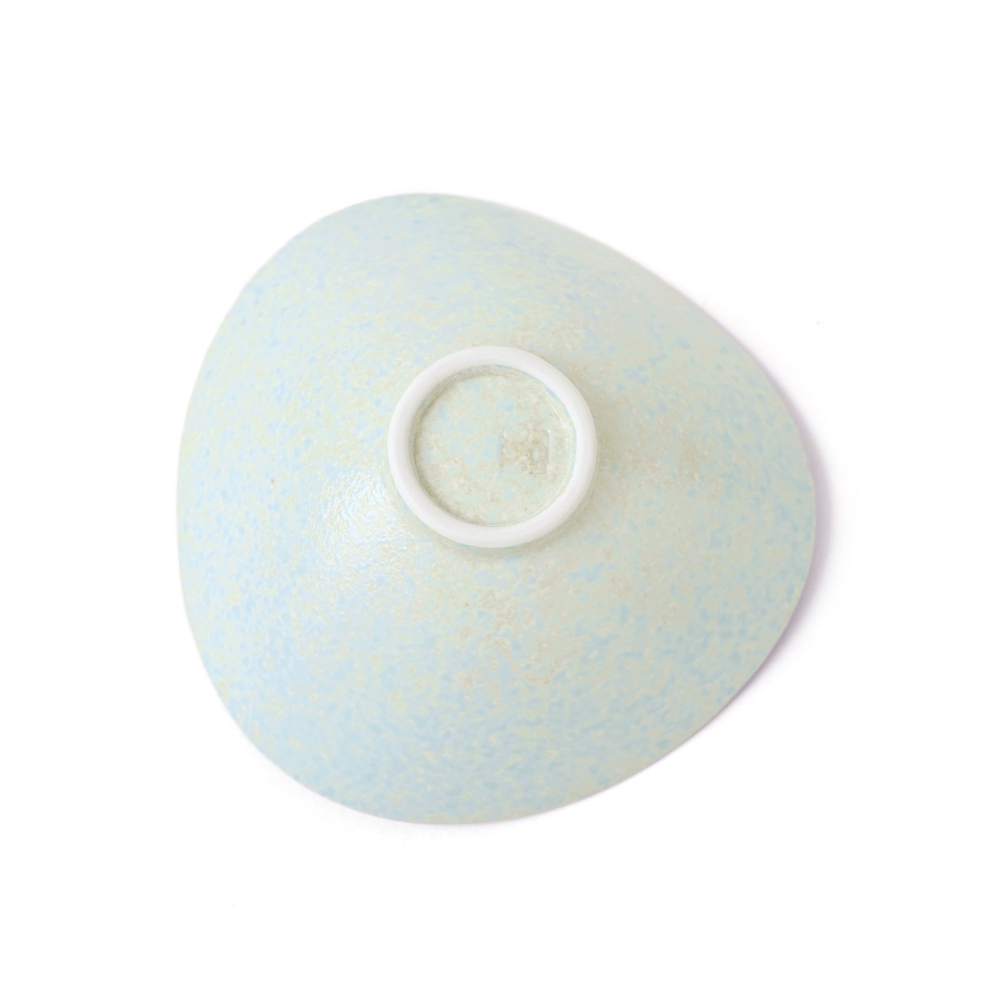 【陶悦窯】トルコ青 金字紋 京小丼