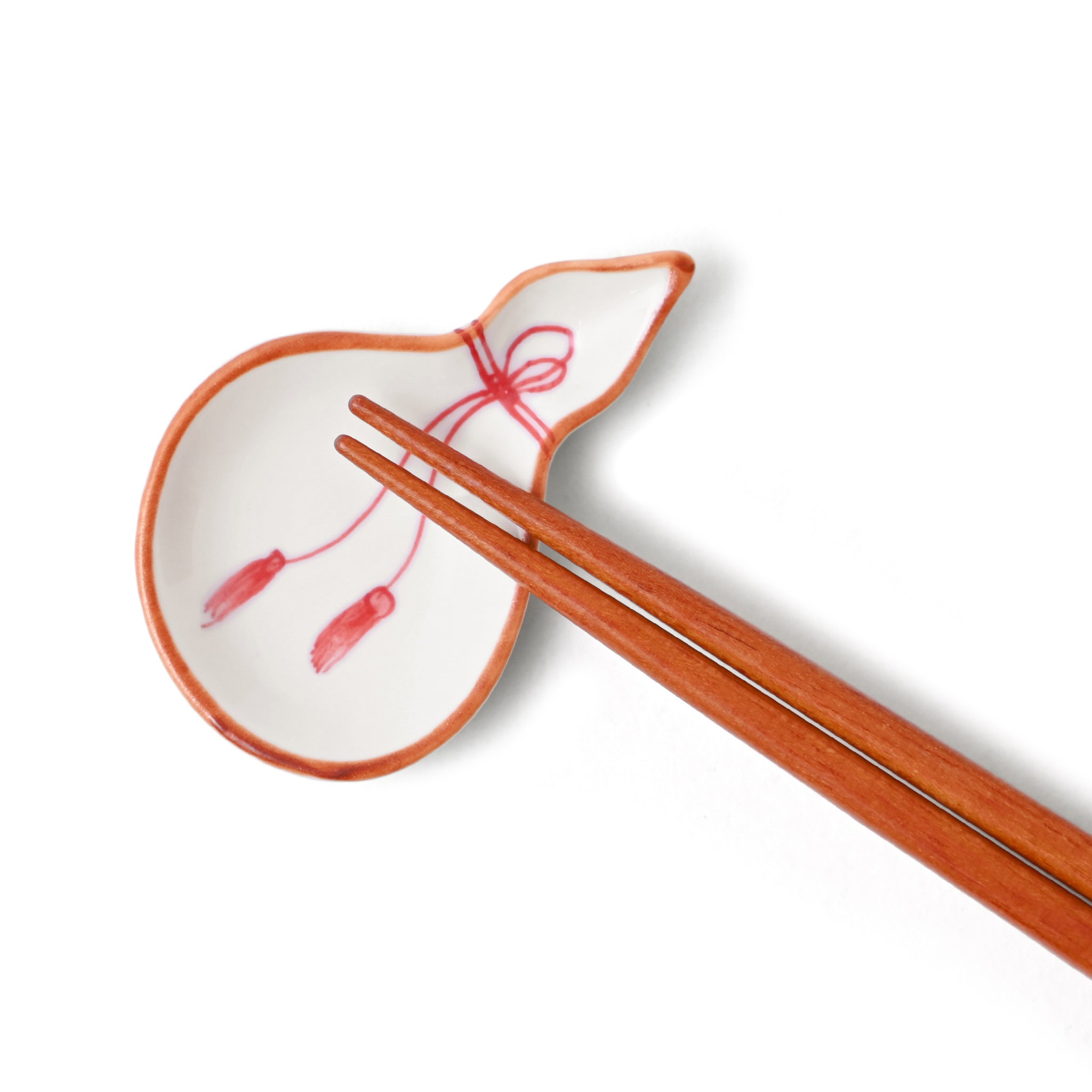 【光琳窯】むすびひさご型 箸置き