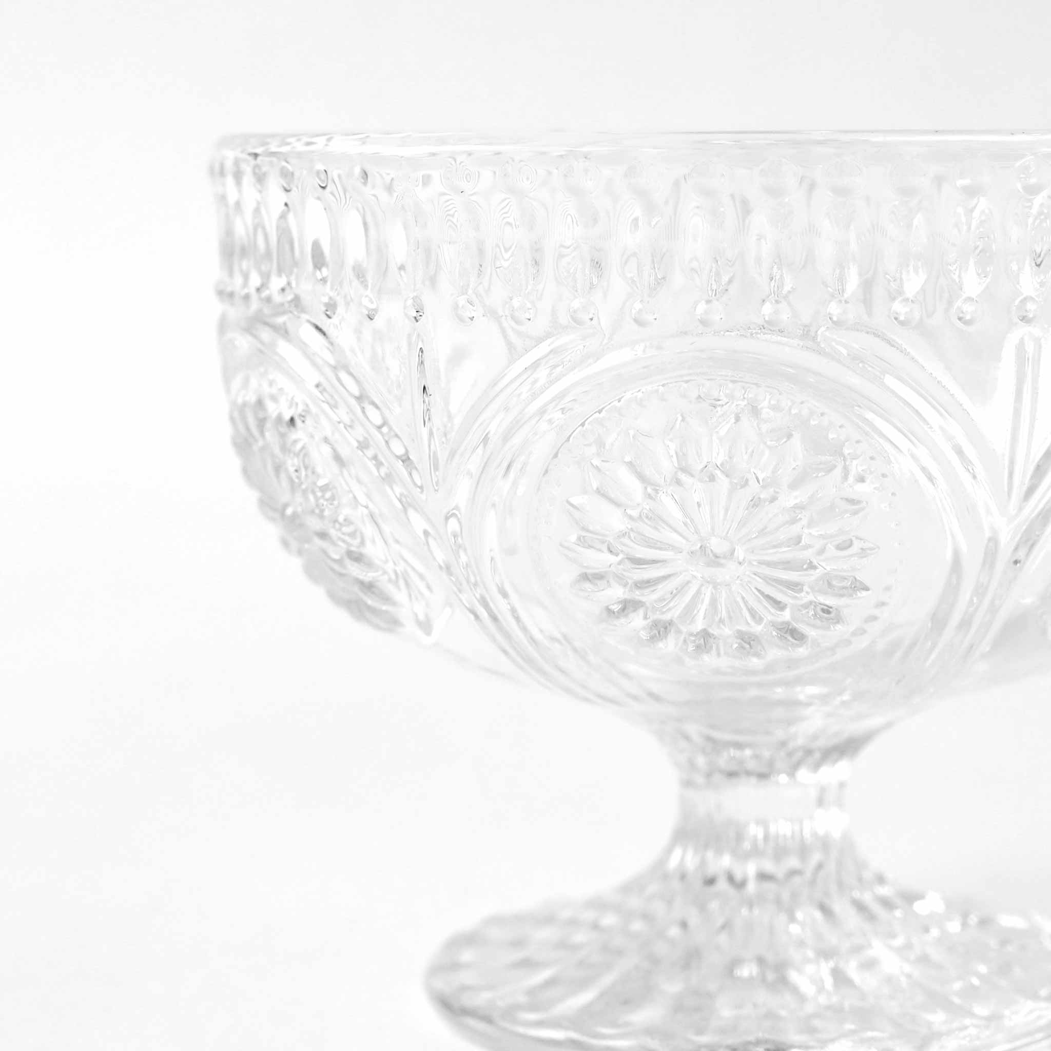 ソレイユクープ 脚付きガラスボウル