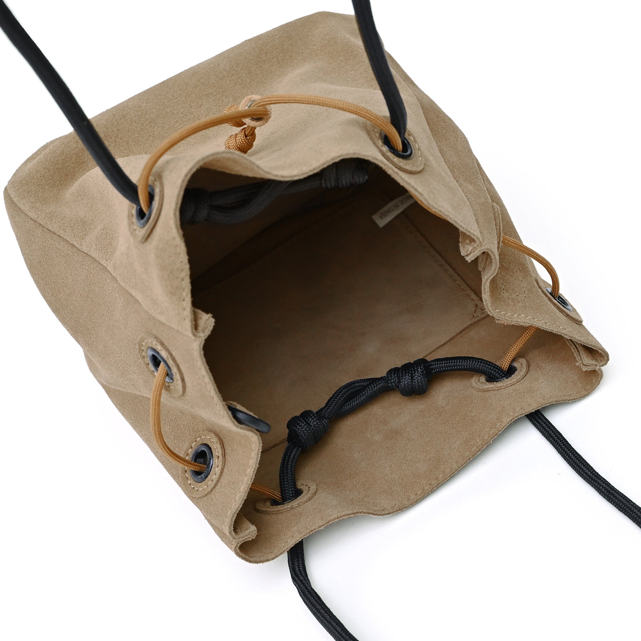 【HAIDA】TANKER SUEDE スエード巾着バッグS