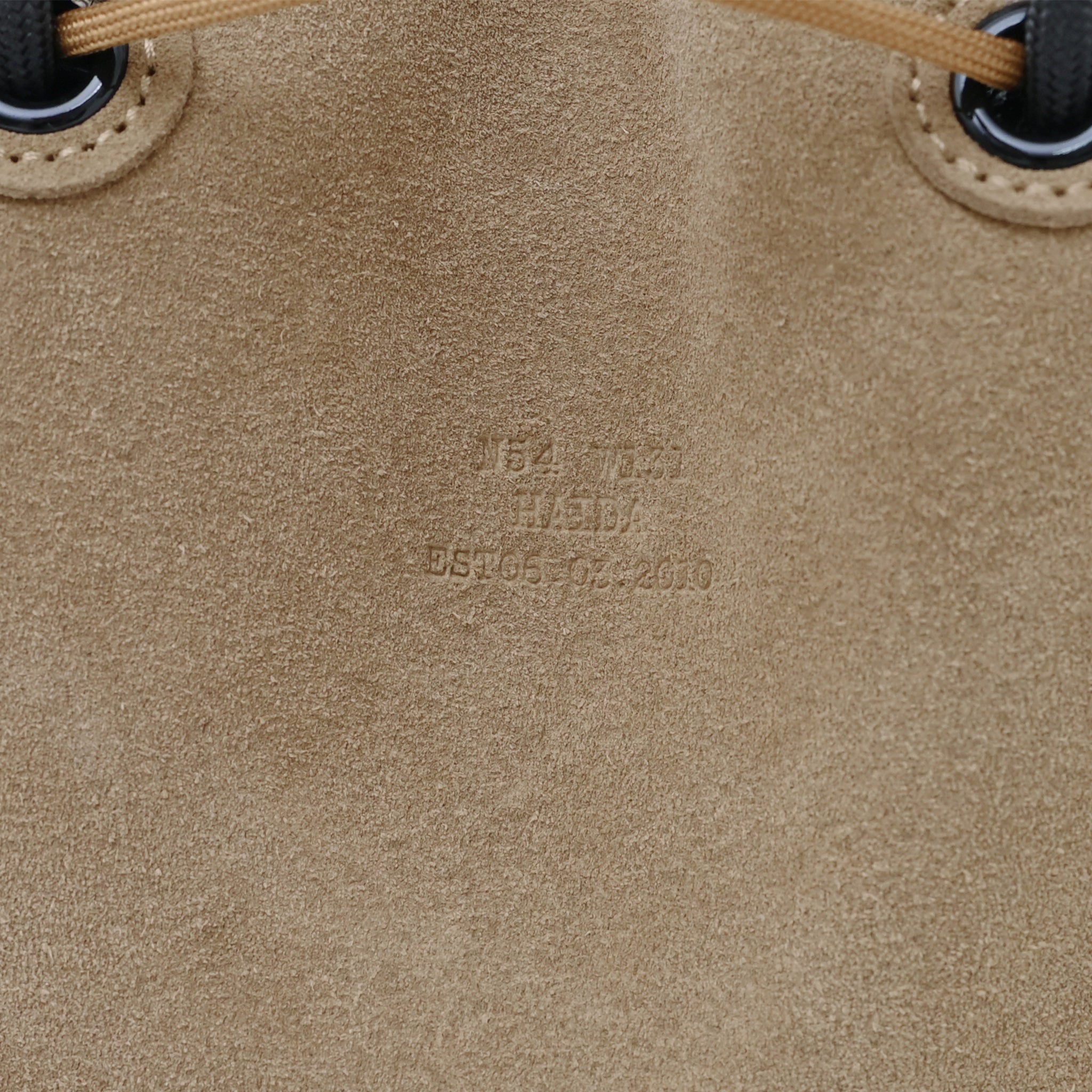 【HAIDA】TANKER SUEDE スエード巾着バッグS