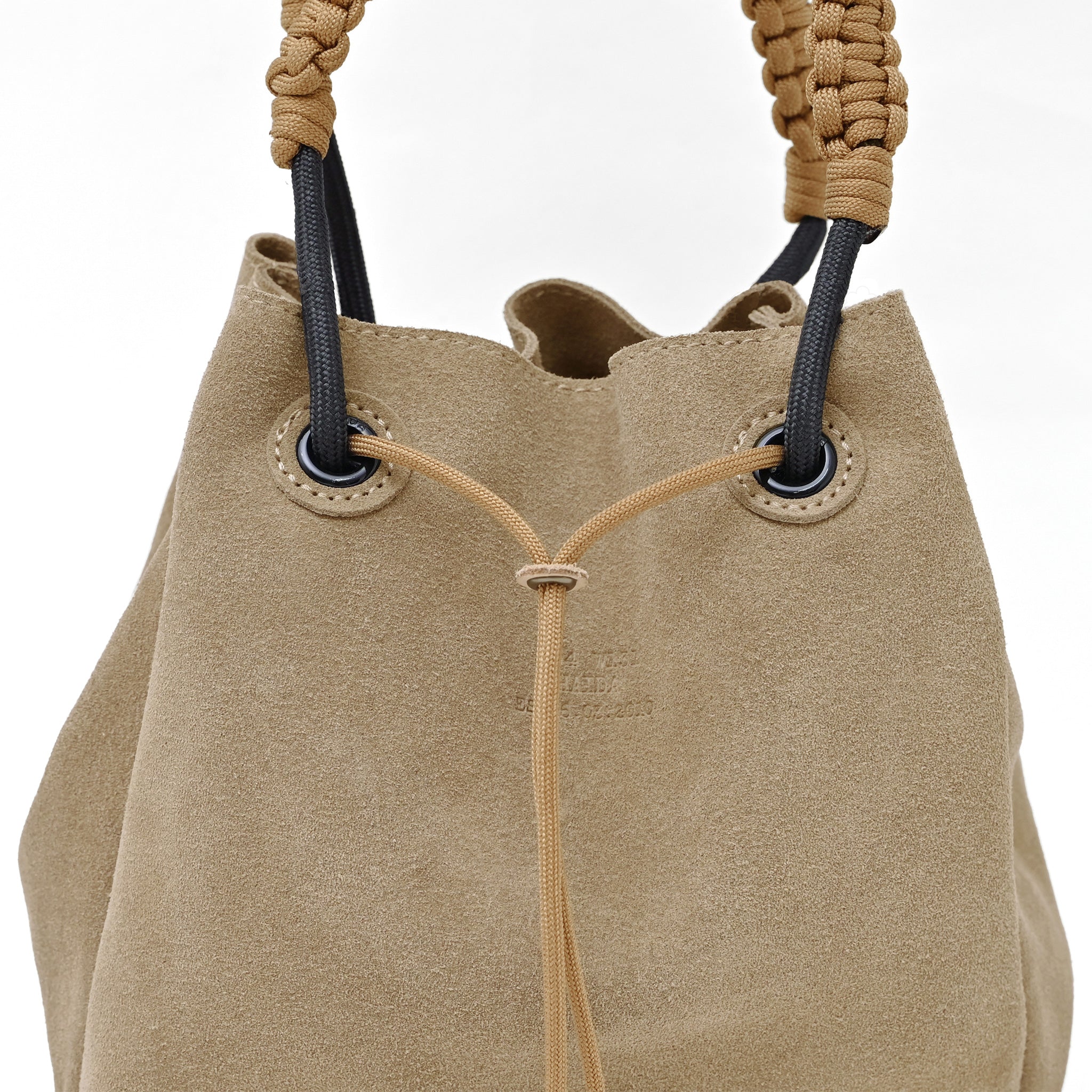 【HAIDA】TANKER SUEDE スエード巾着バッグS