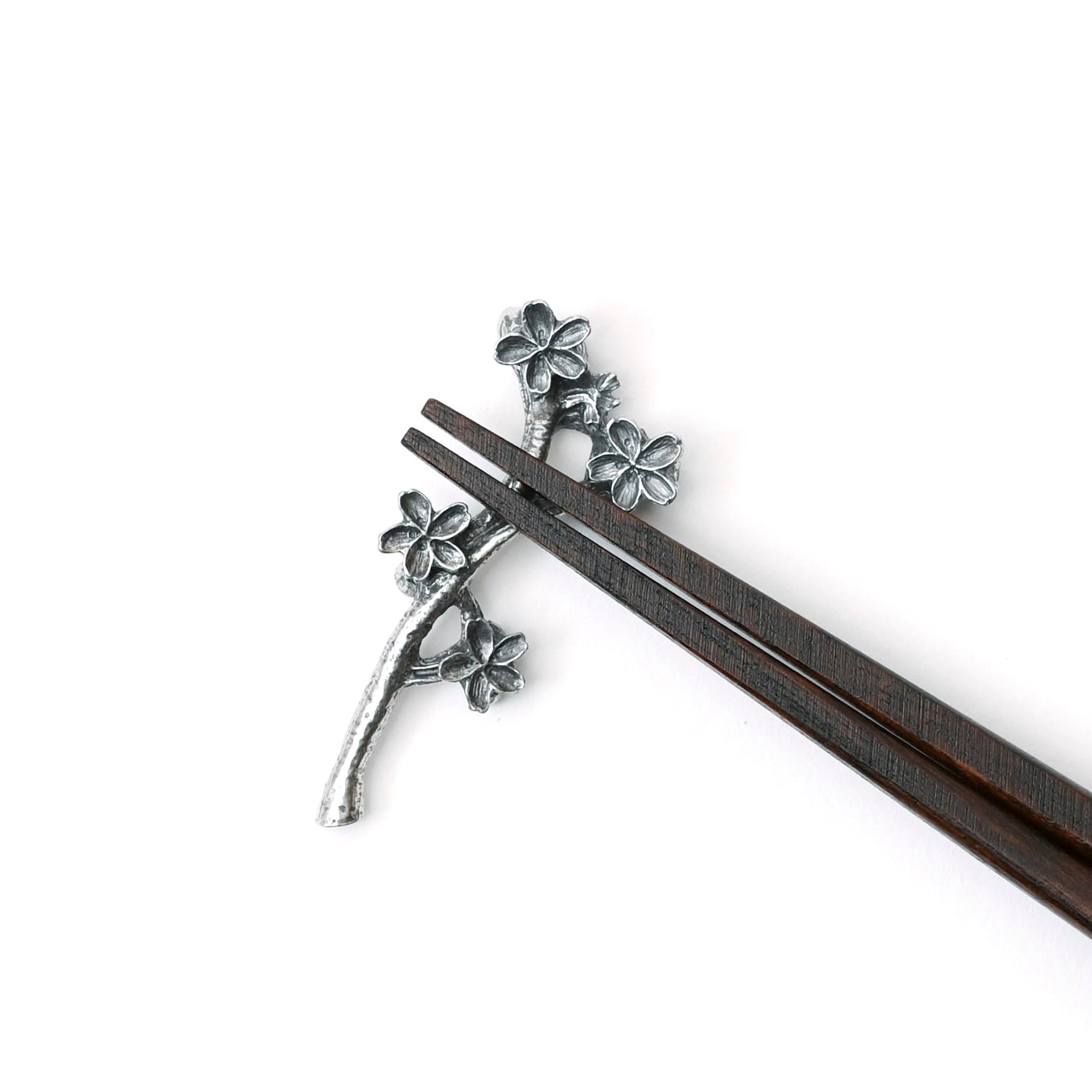 箸置き 錫 小枝