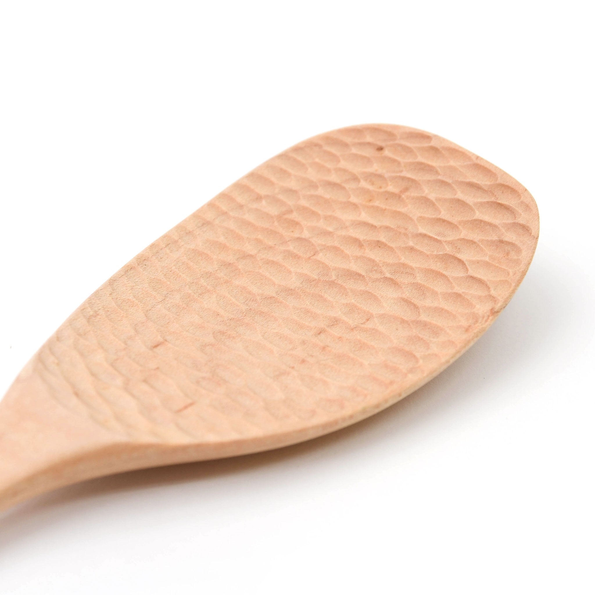 【薗部産業】メープル ディンプル 丸型しゃもじ