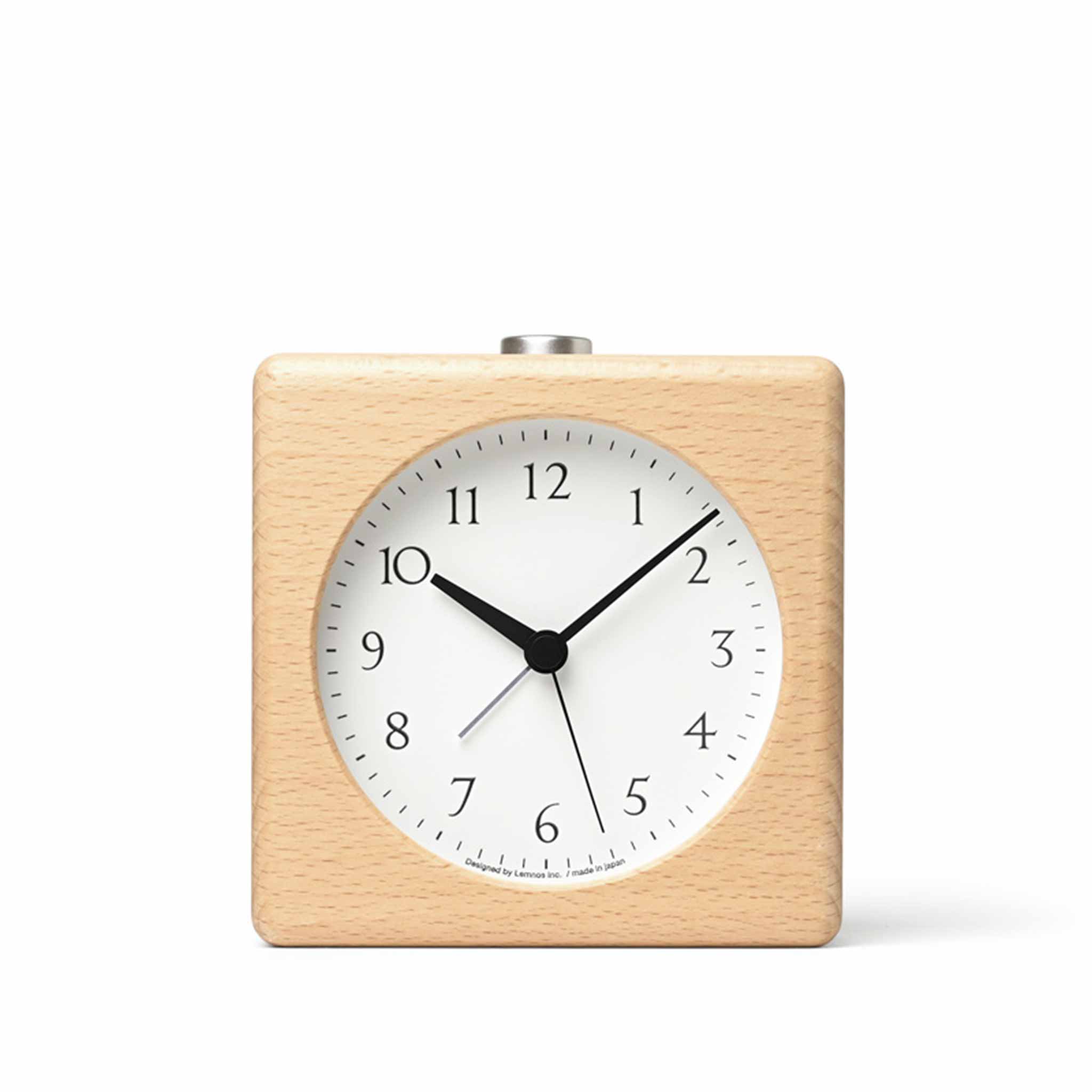 【Lemnos】Kanon アラーム付き置き時計 JH23-11