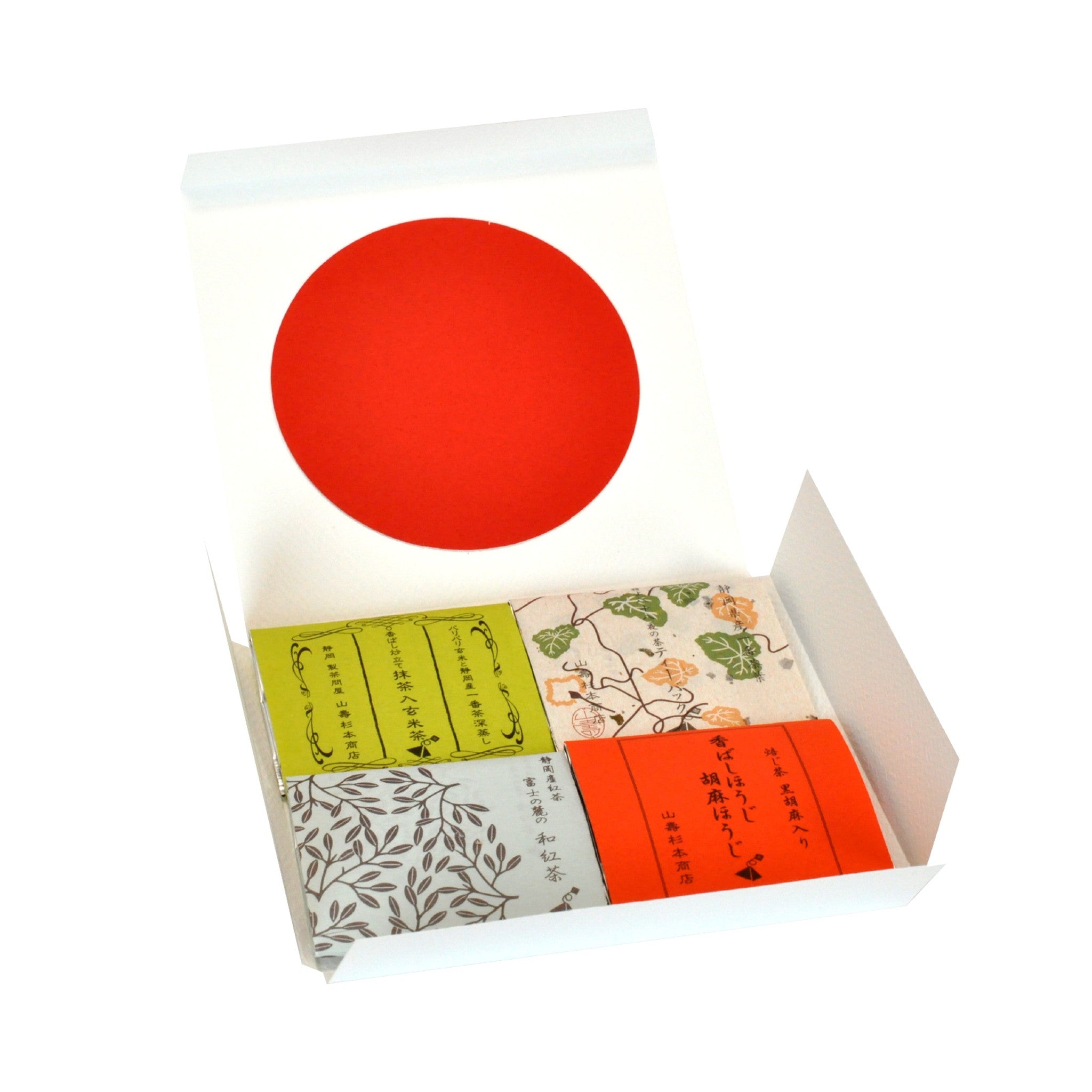 迎春 茶ひと揃え4種 箱入り 午