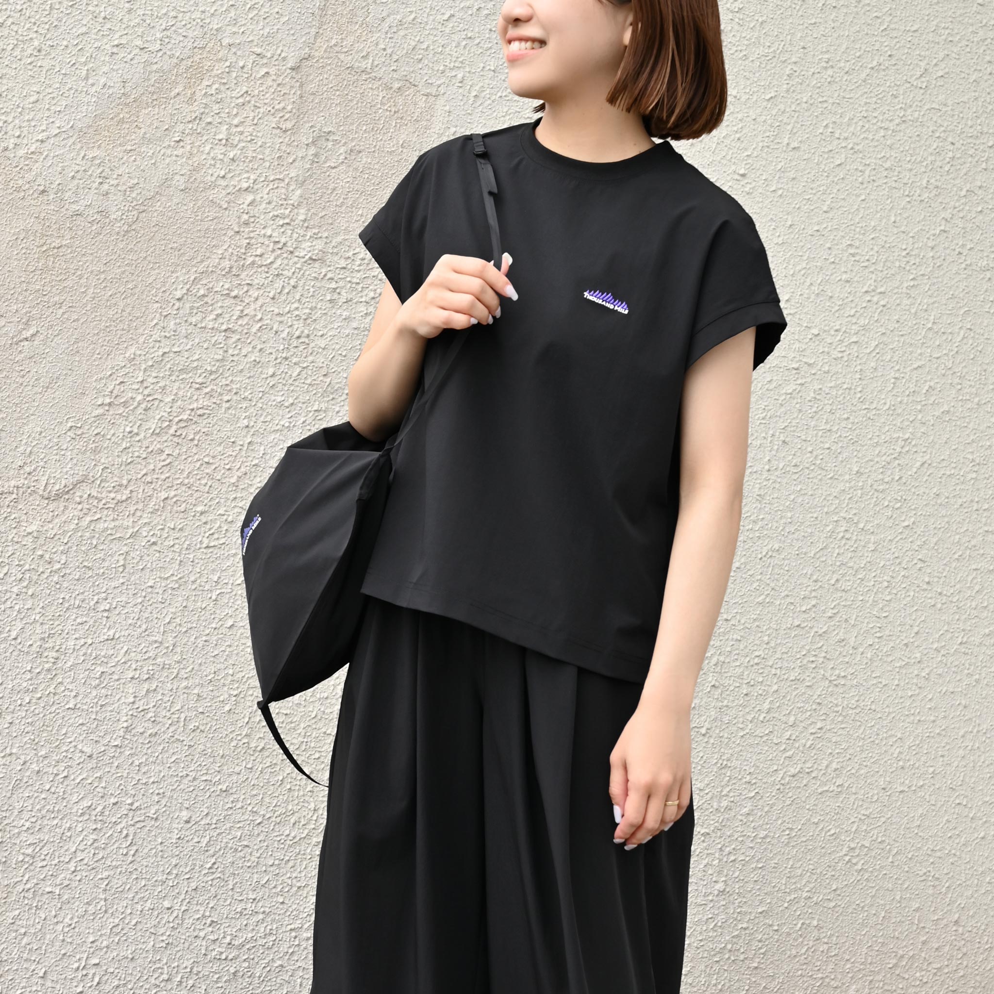 【THOUSAND MILE】フレンチスリーブ&ワイドパンツ(バッグ付き)