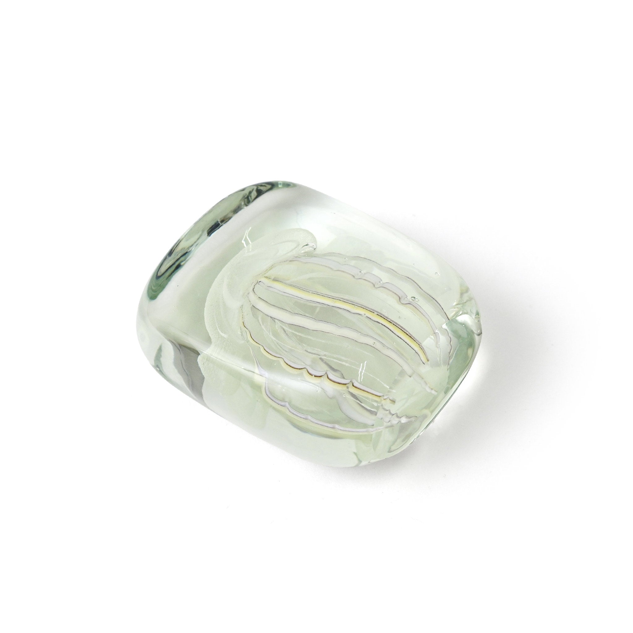 ガラスオブジェ JELLYFISH TWISTED Square