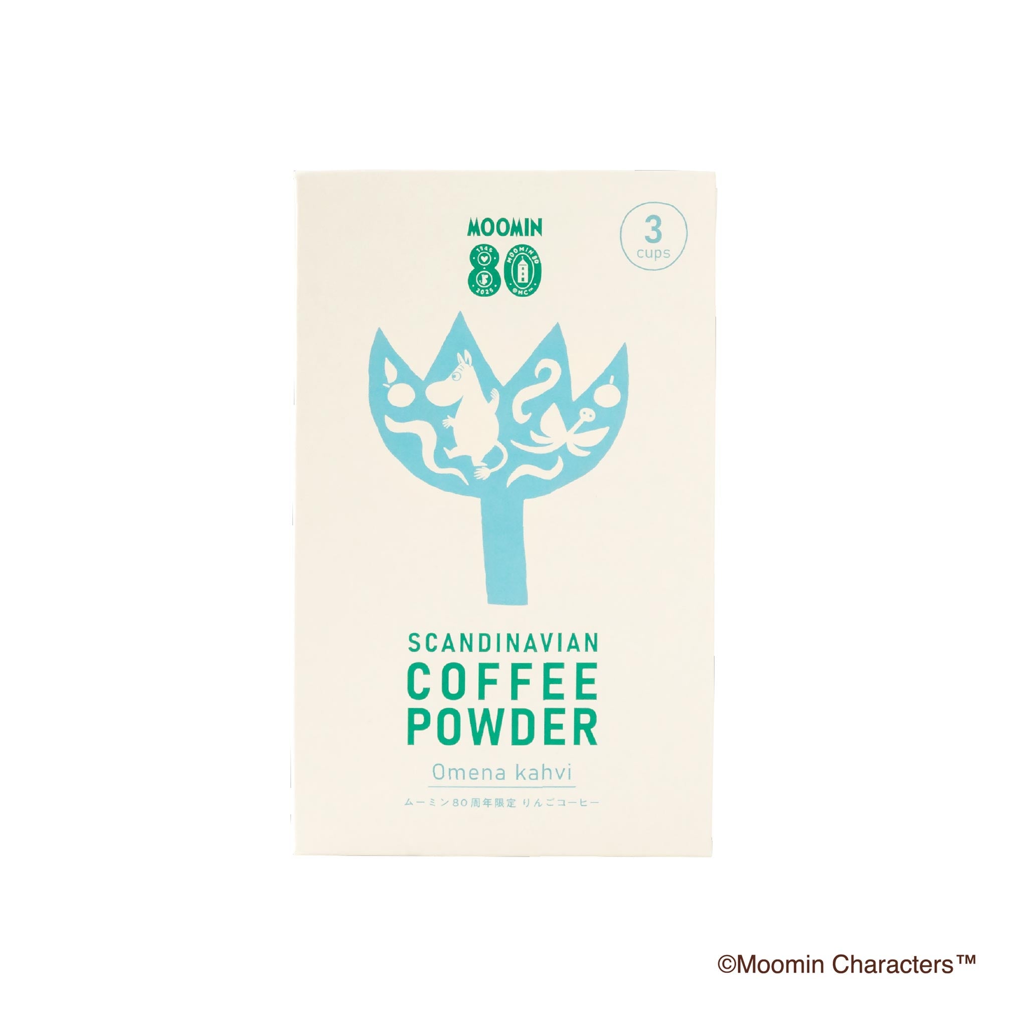 【MOOMIN&TABLE/ムーミン&テーブル】80周年限定 りんごコーヒー 3本入り