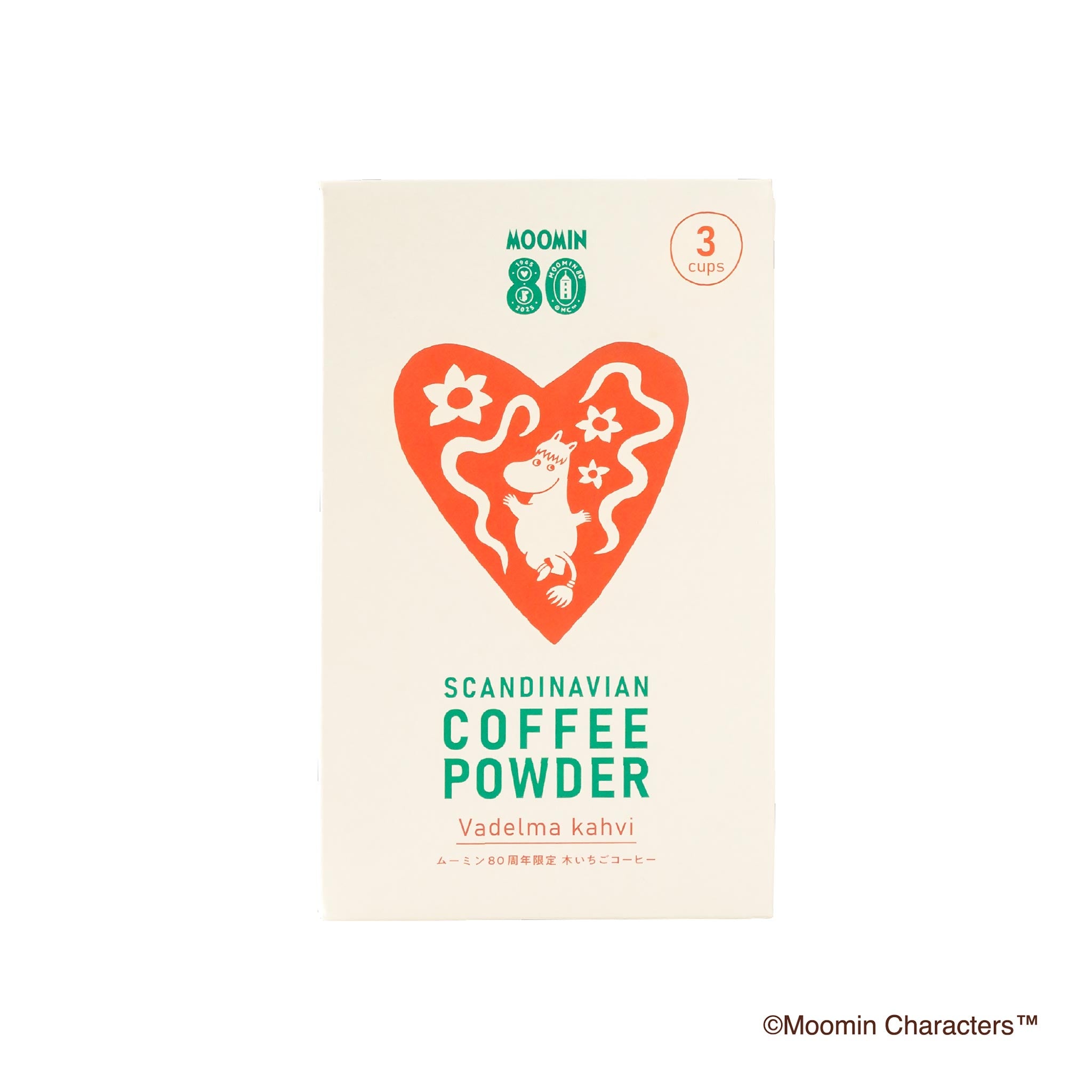 【MOOMIN&TABLE/ムーミン&テーブル】80周年限定 木いちごコーヒー 3本入り