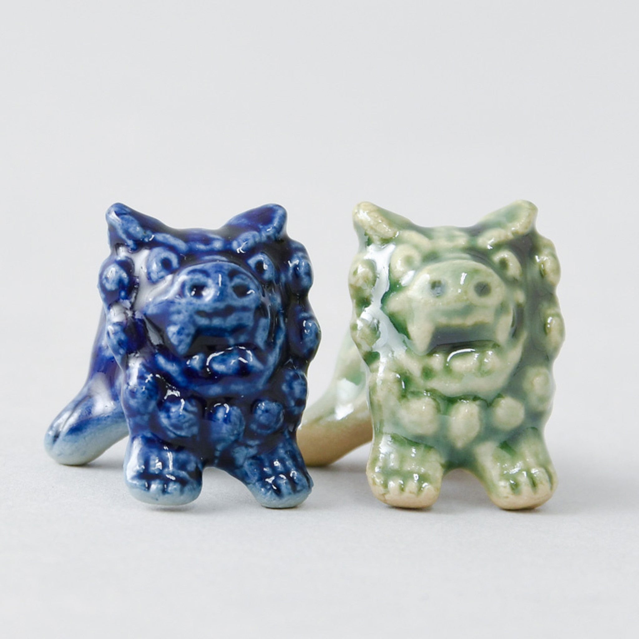 シーサー箸置き 阿(オス)