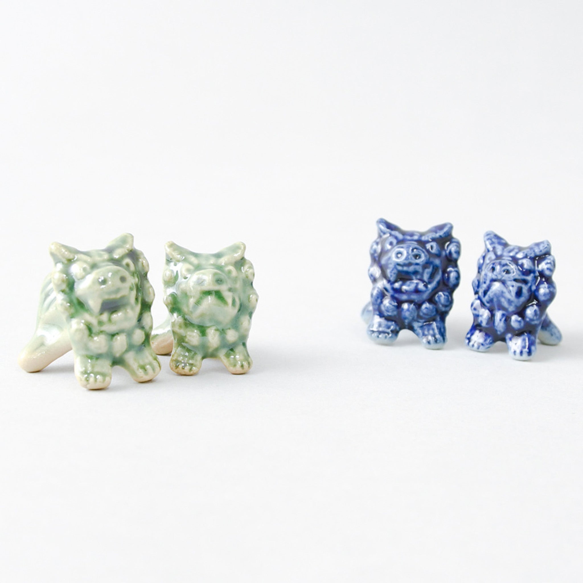 シーサー箸置き 阿(オス)