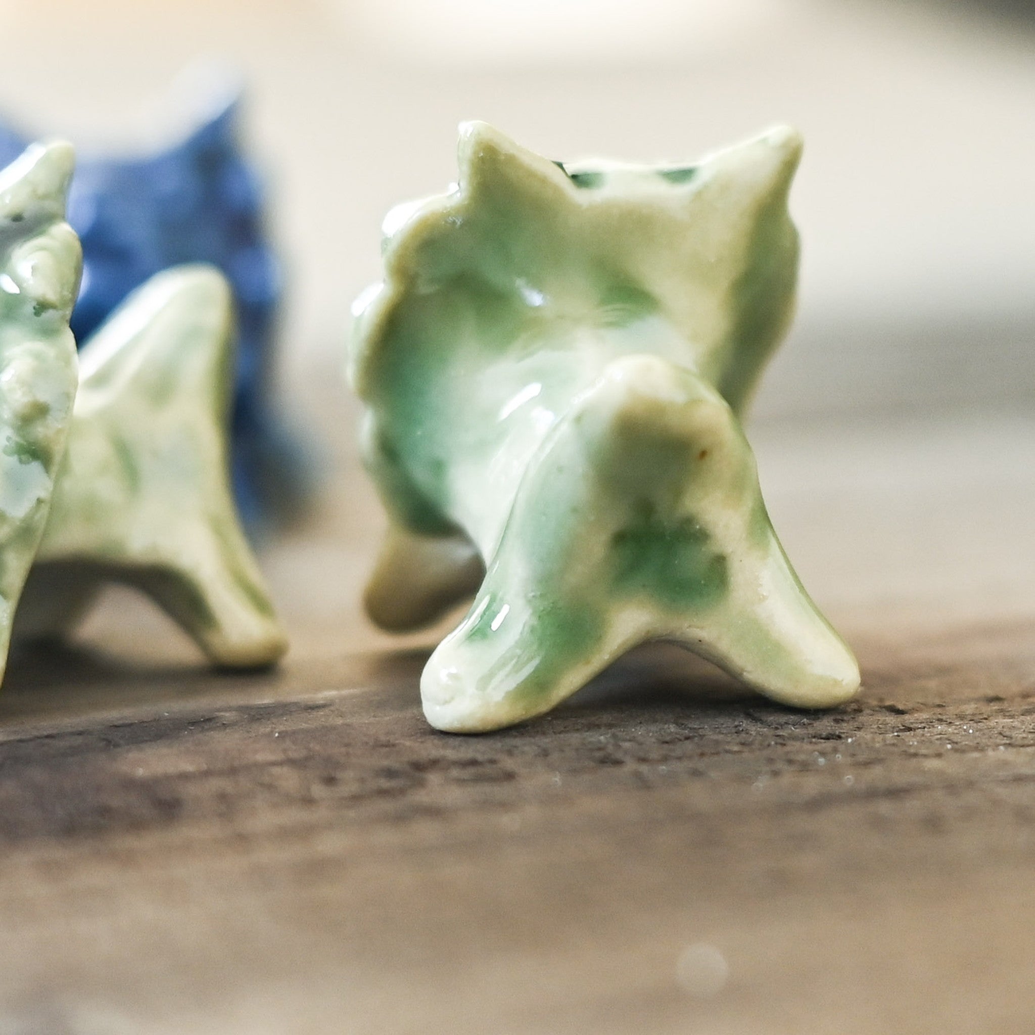 シーサー箸置き 吽(メス)