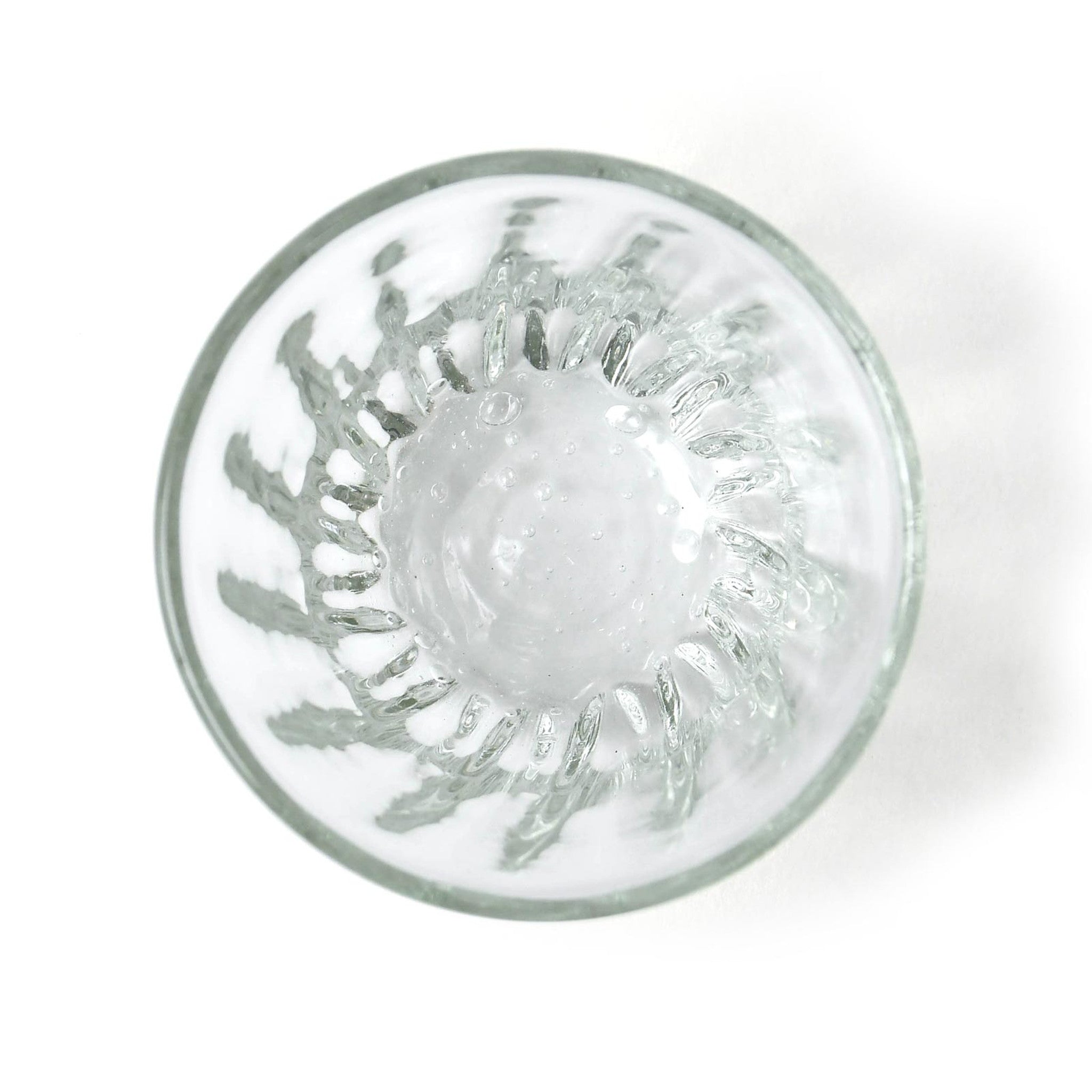 【白鴉再生硝子器製作所】コップモール 底泡