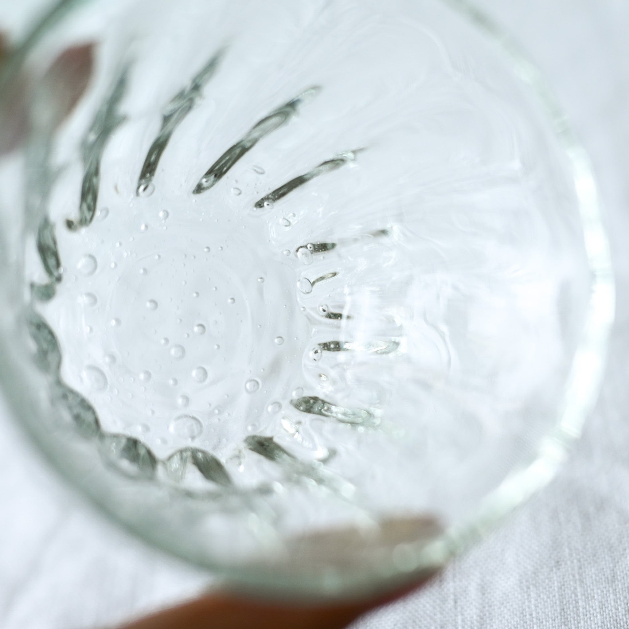 【白鴉再生硝子器製作所】コップモール 底泡