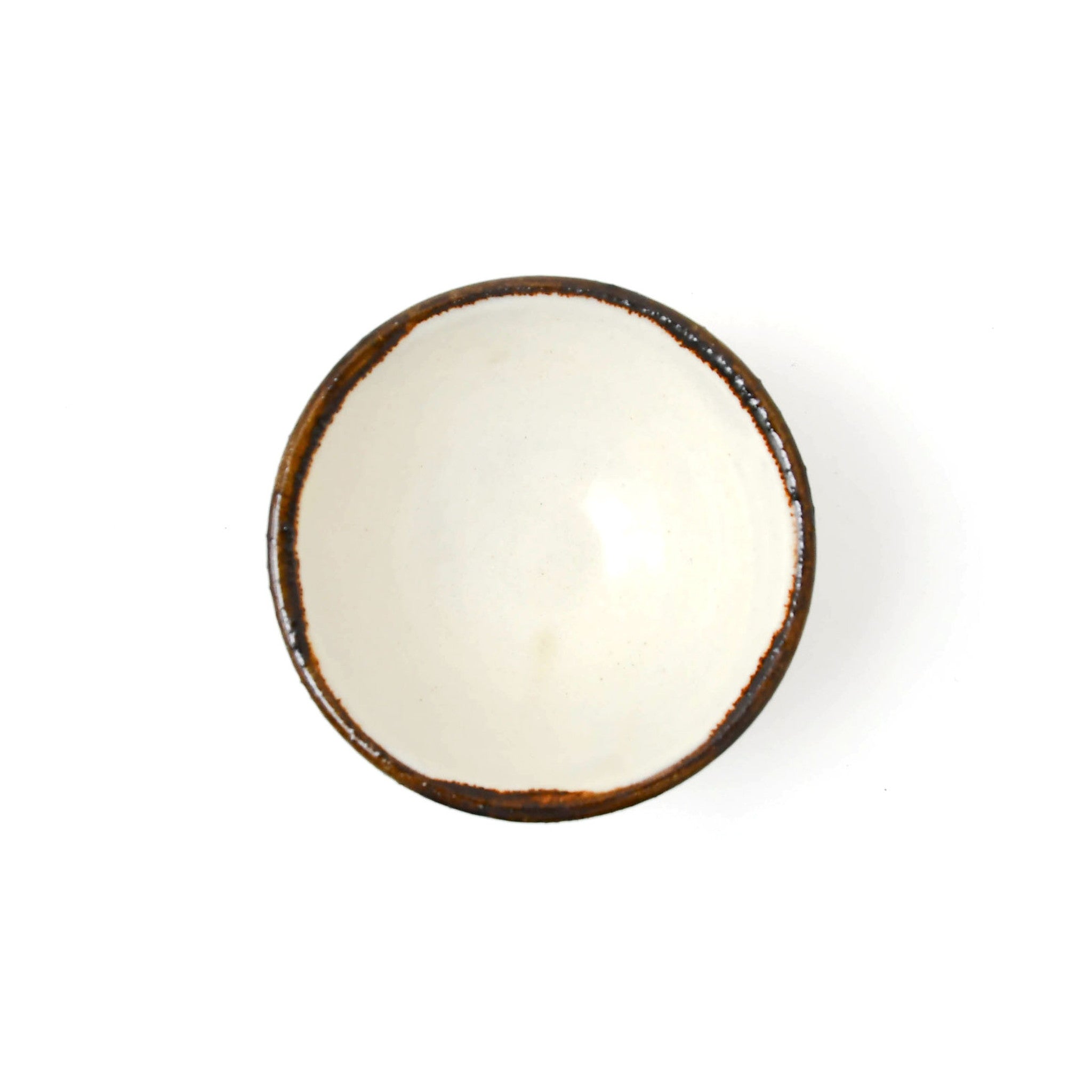 【やちむん與那嶺】3.5寸マカイ白唐草線彫掻