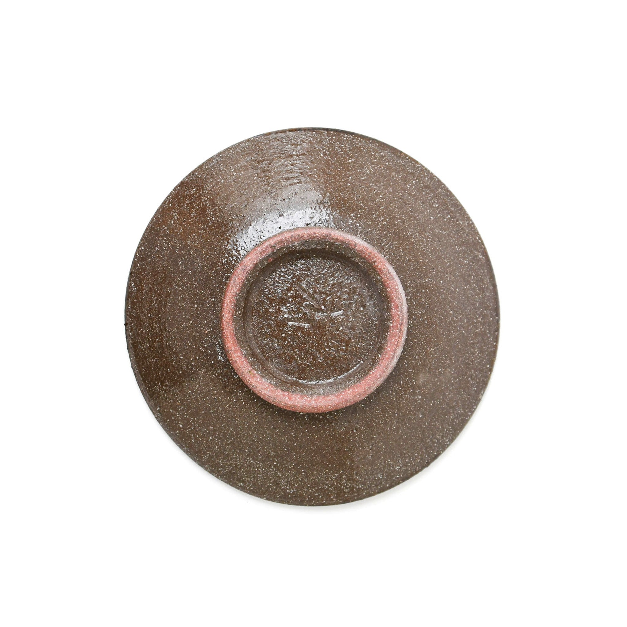 【やちむん與那嶺】5寸皿白唐草線彫掻