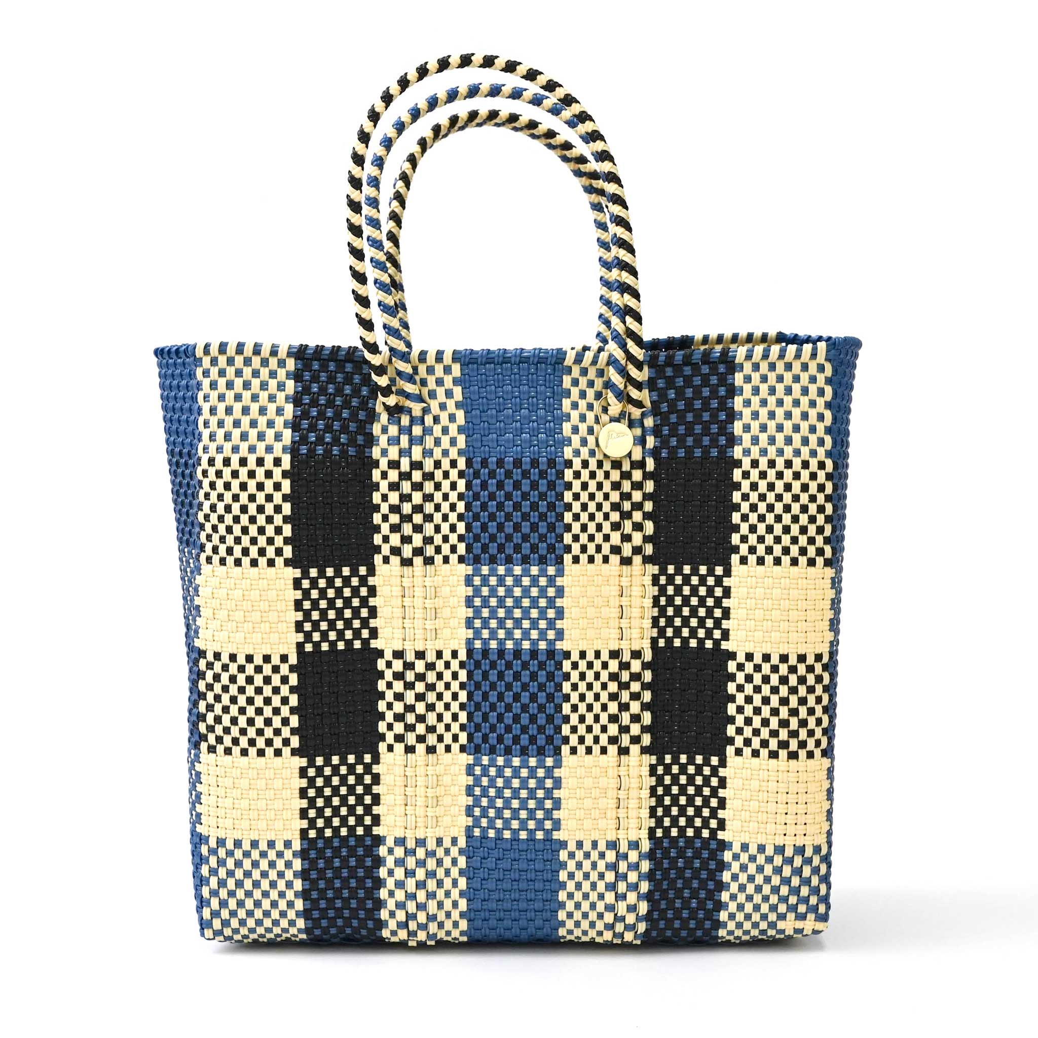 【Letra/レトラ】 MERCADO メルカドバッグ 3COLORS CHECK M