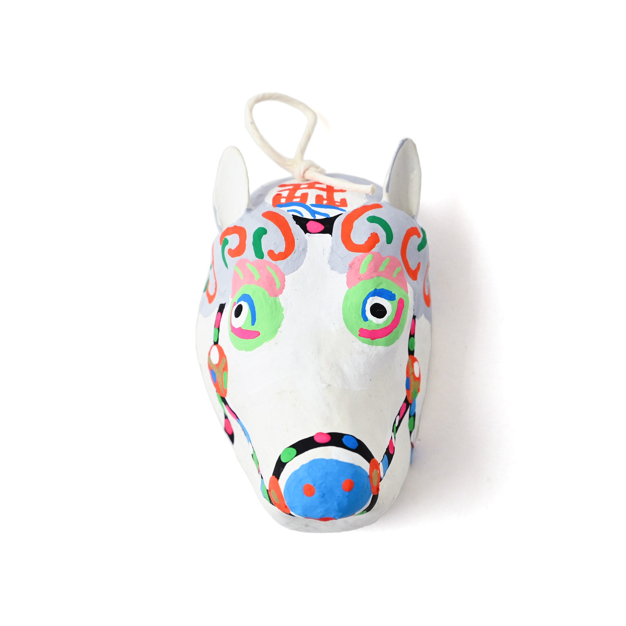 【宮島民芸工房】宮島張り子 お面午