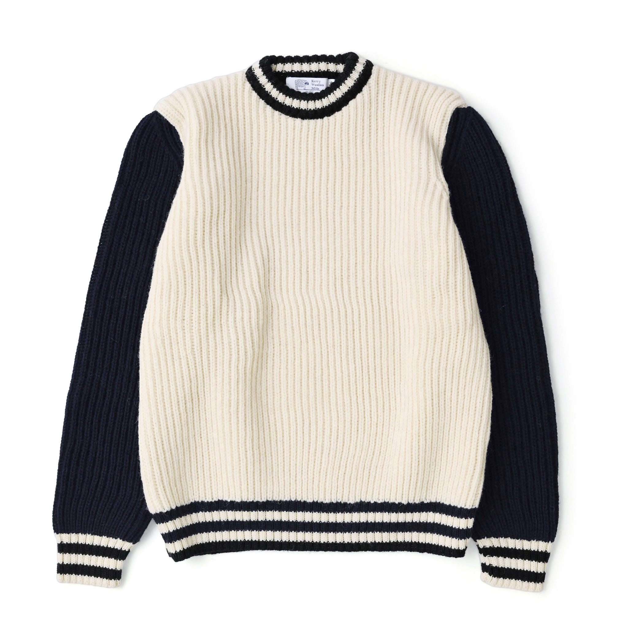 【Kerry Woollen Mills/ケリーウーレンミルズ】フィッシャーマン クルーネックプルオーバー