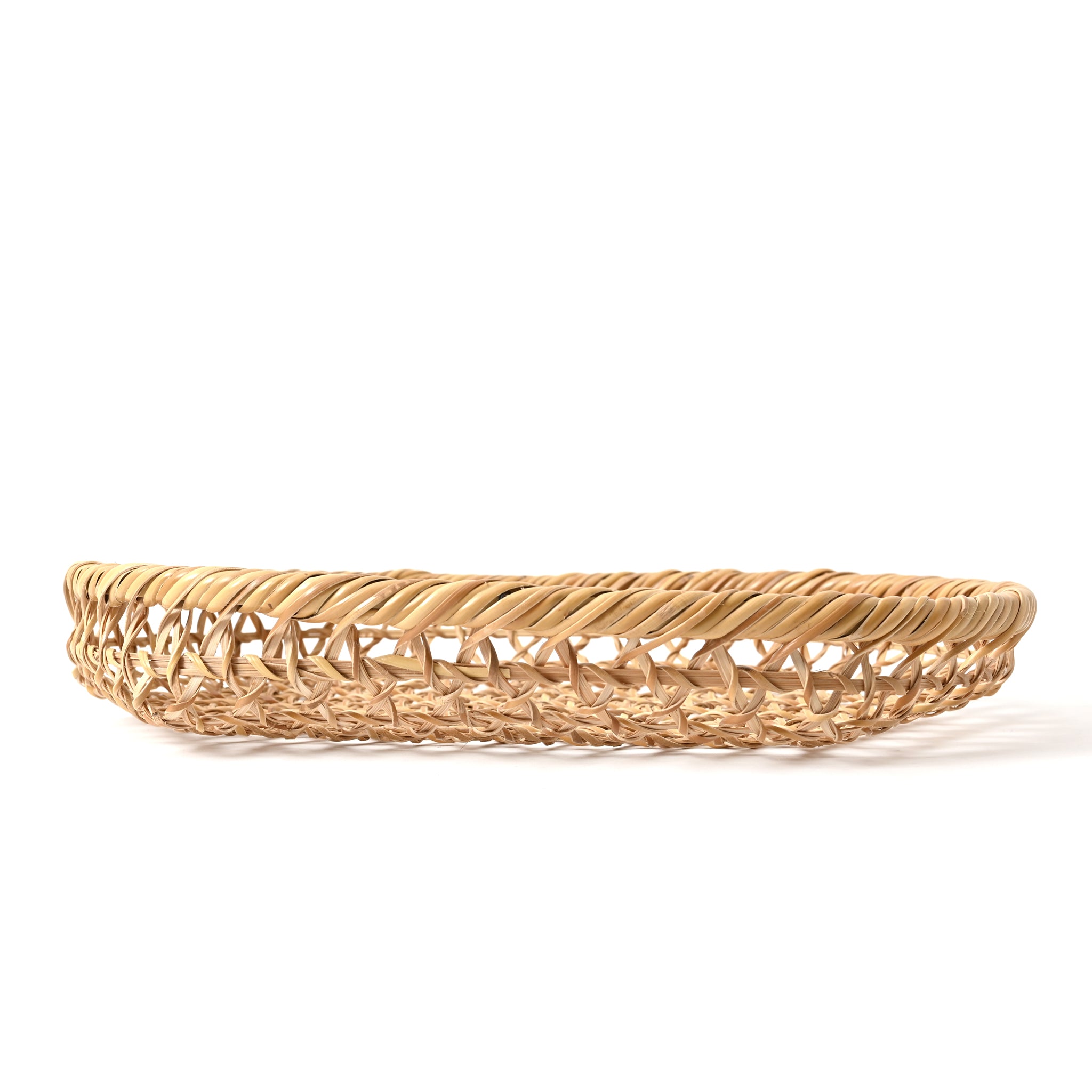 ねじり六つ目藤巻 小判盛器