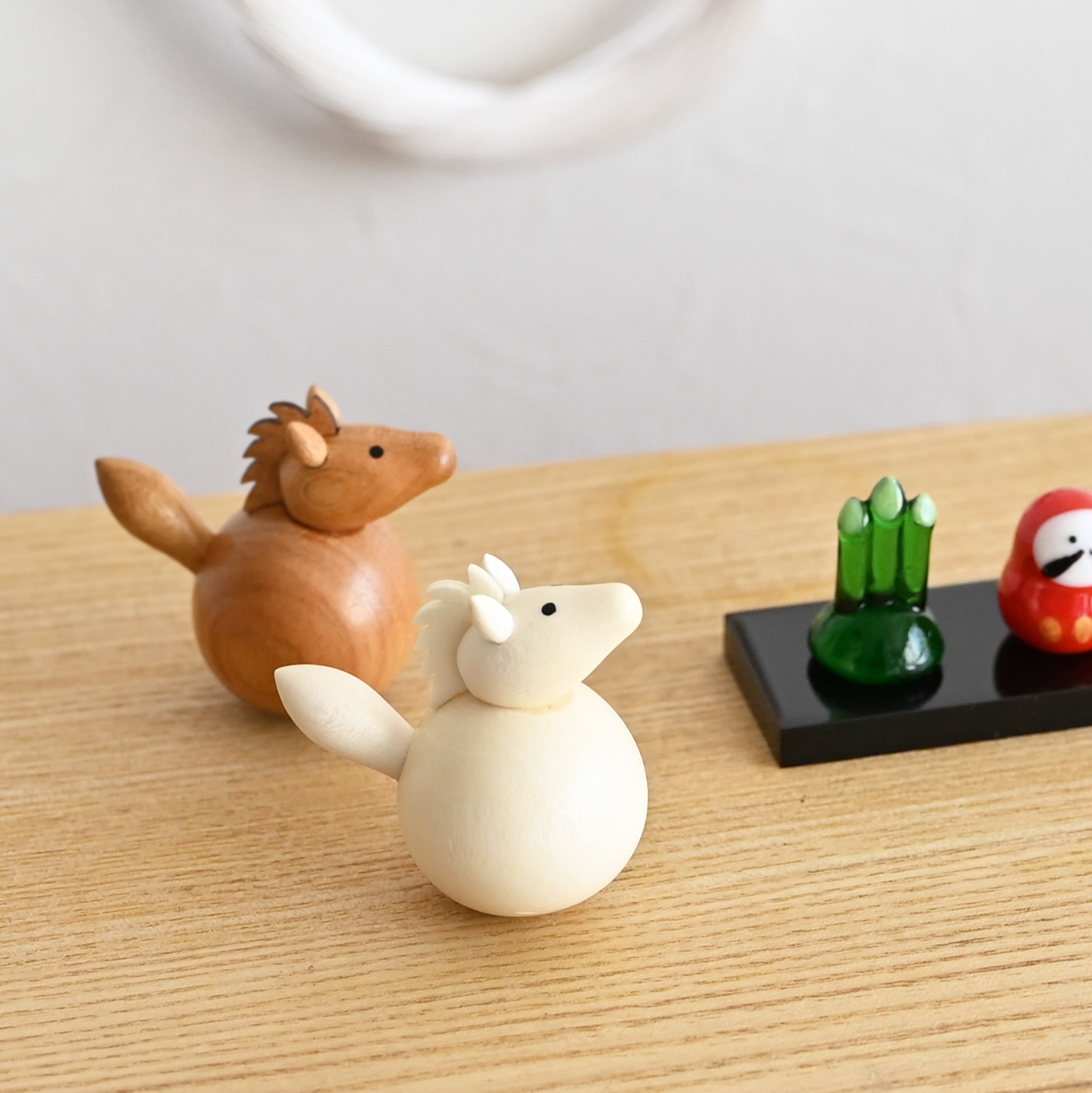 起き上がりこぼし うま