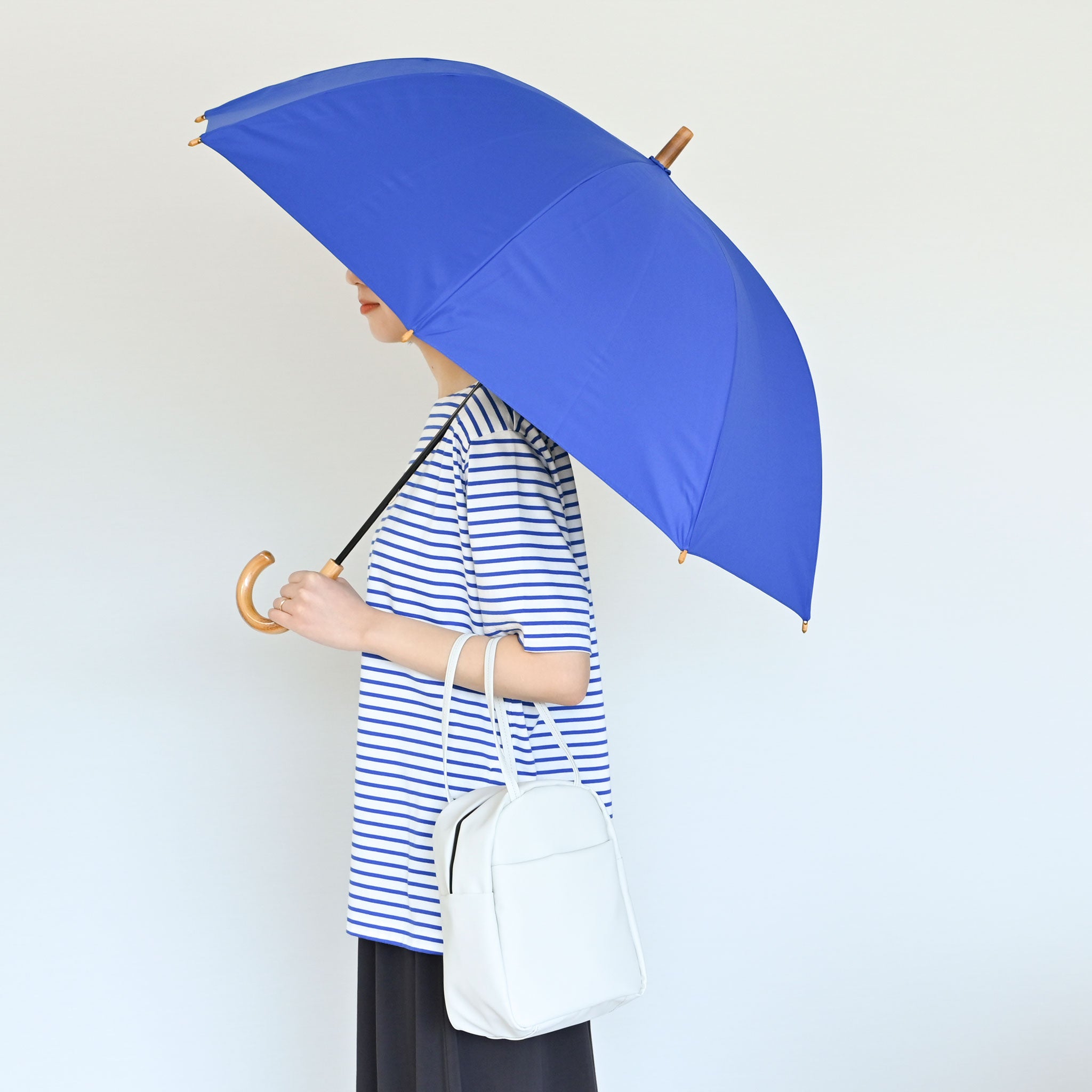 長傘 ムジ 晴雨兼用